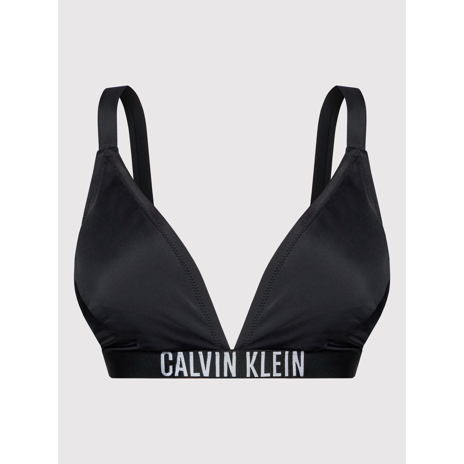 Calvin Klein Swimwear Bikini partea de sus Triangle-Rp-Plus KW0KW01834 Negru - Pled.ro