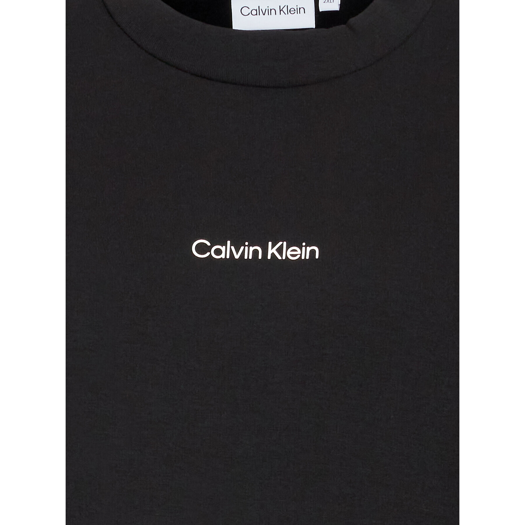 Calvin Klein Curve Rochie tricotată Inclu Micro Logo K20K205474 Negru Regular Fit - Pled.ro