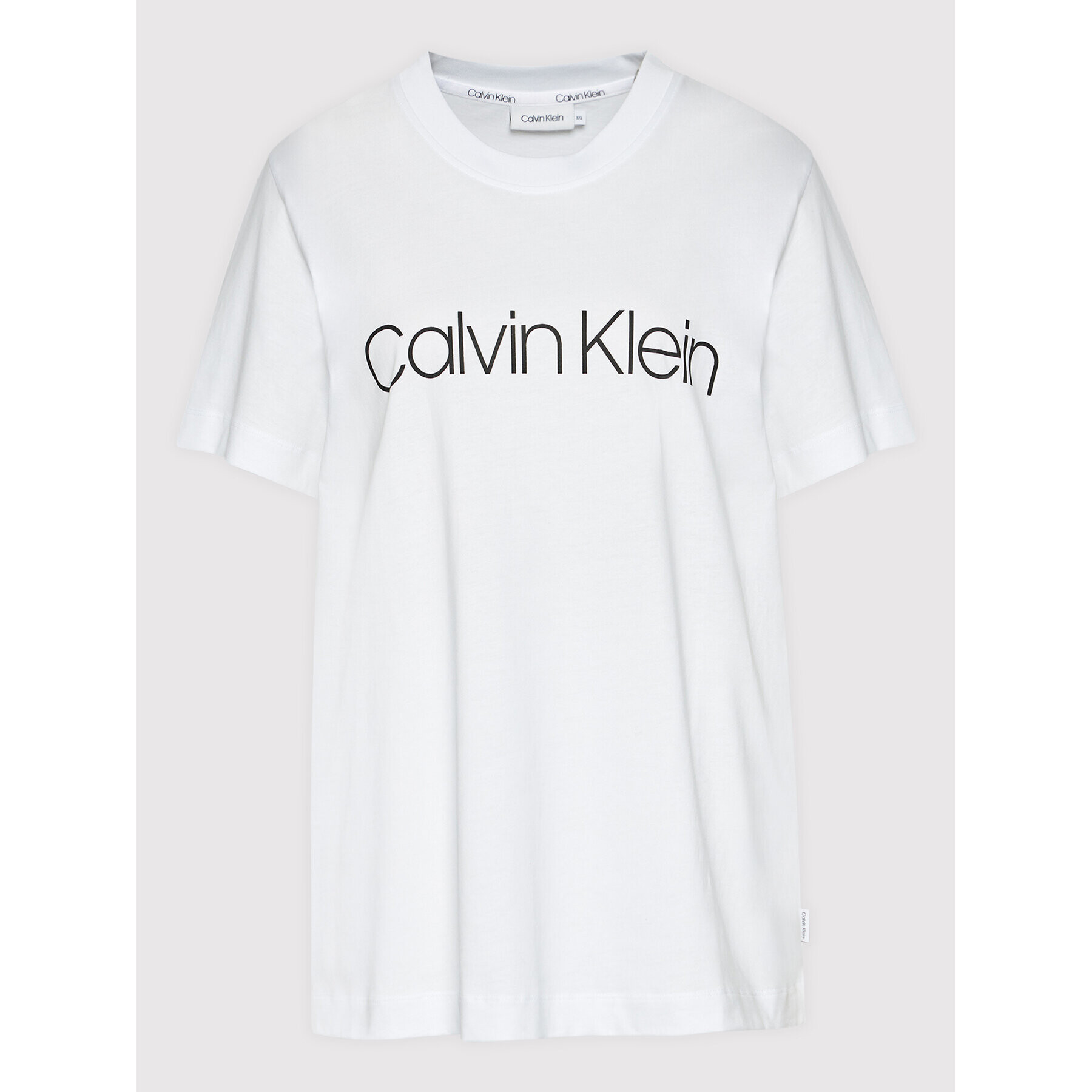 Calvin Klein Curve Tricou Inclusive K20K203633 Alb Regular Fit - Pled.ro