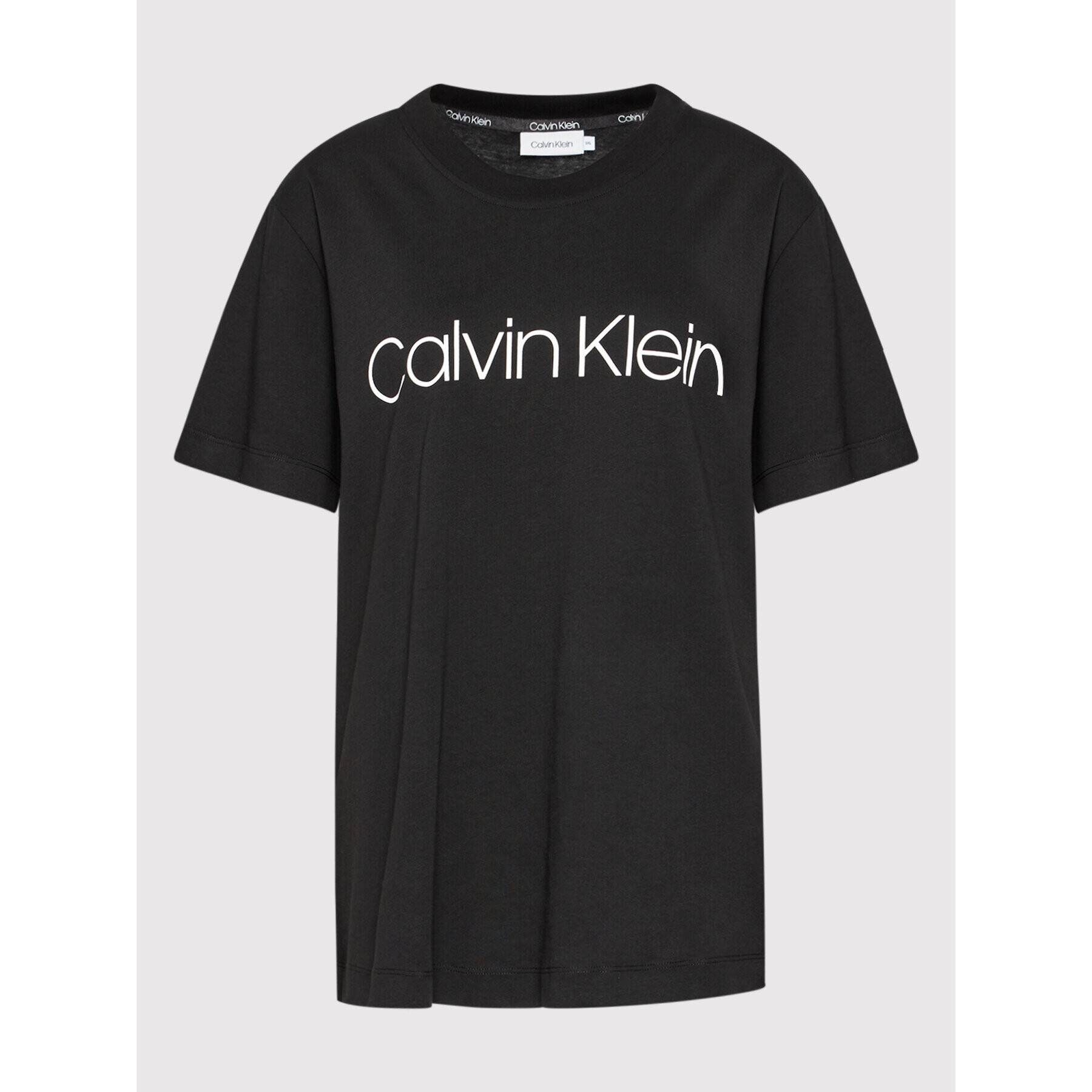 Calvin Klein Curve Tricou Inclusive K20K203633 Negru Regular Fit - Pled.ro