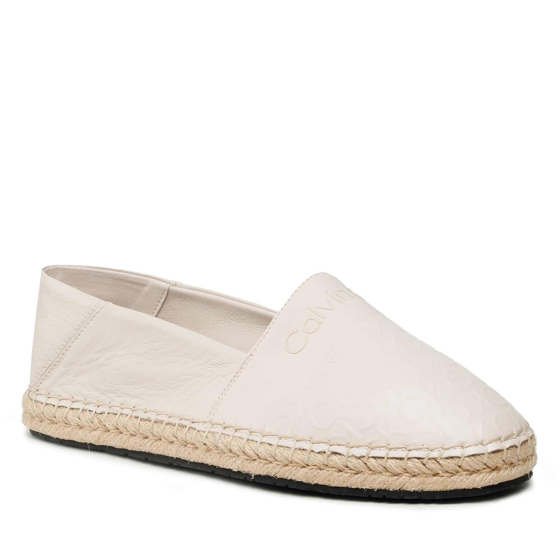 Calvin Klein Espadrile Espadrille-Hf Mono HW0HW01456 Bej - Pled.ro