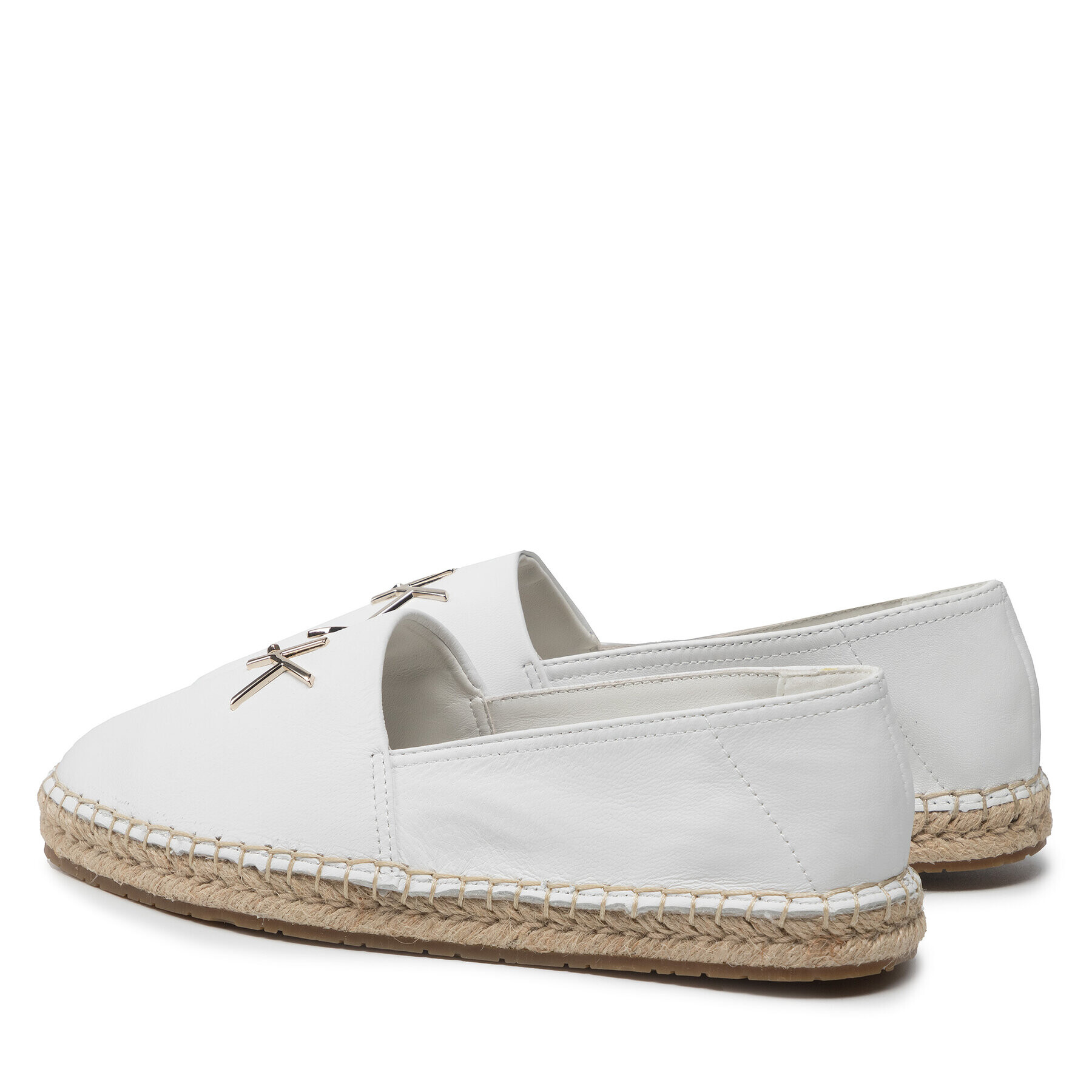 Calvin Klein Espadrile Espadrille W/Hdw HW0HW00740 Alb - Pled.ro