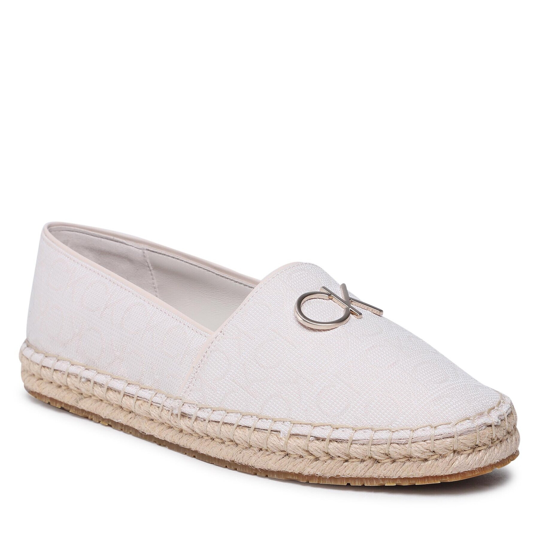 Calvin Klein Espadrile Espadrille W/Hw HW0HW01458 Écru - Pled.ro