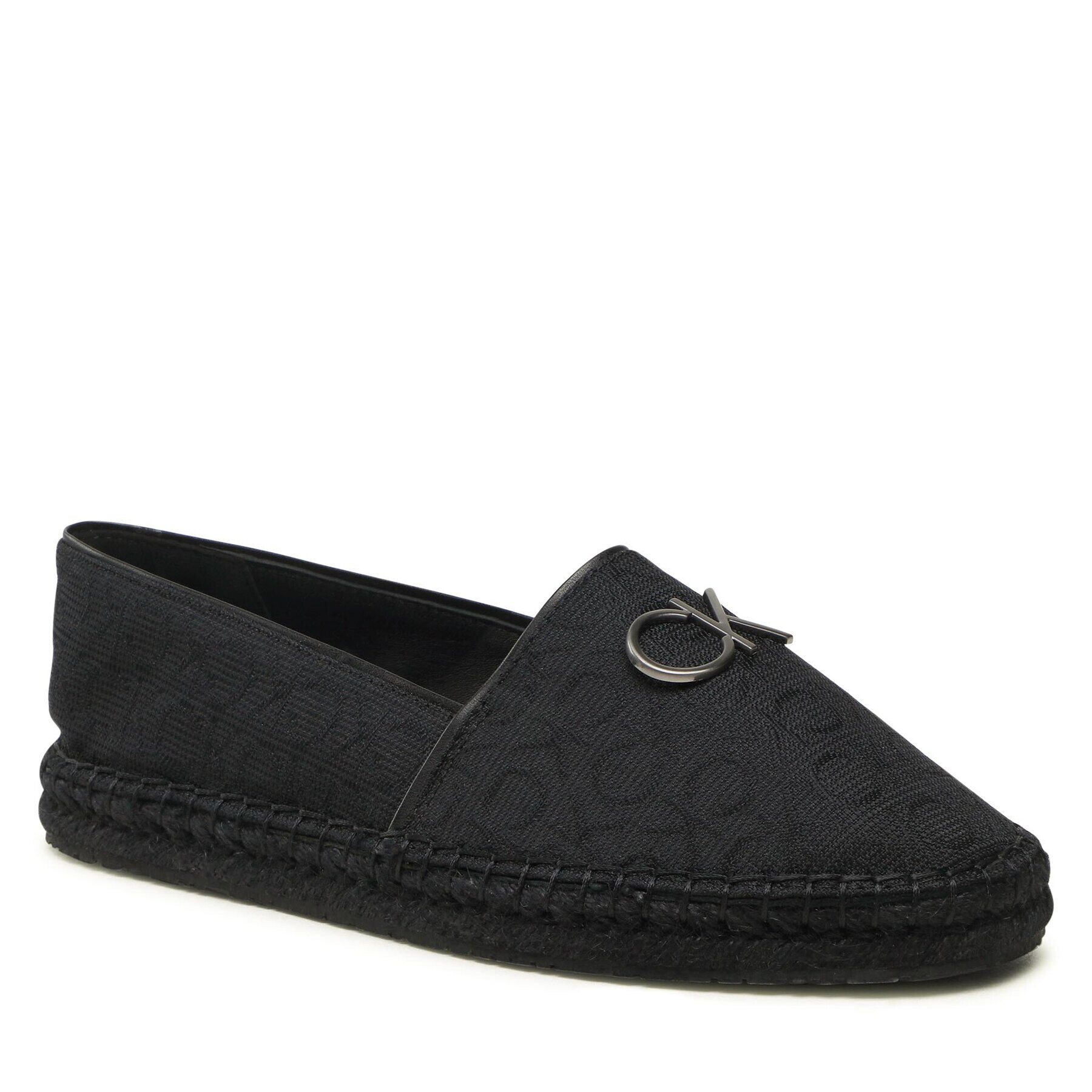 Calvin Klein Espadrile Espadrille W/Hw HW0HW01458 Negru - Pled.ro