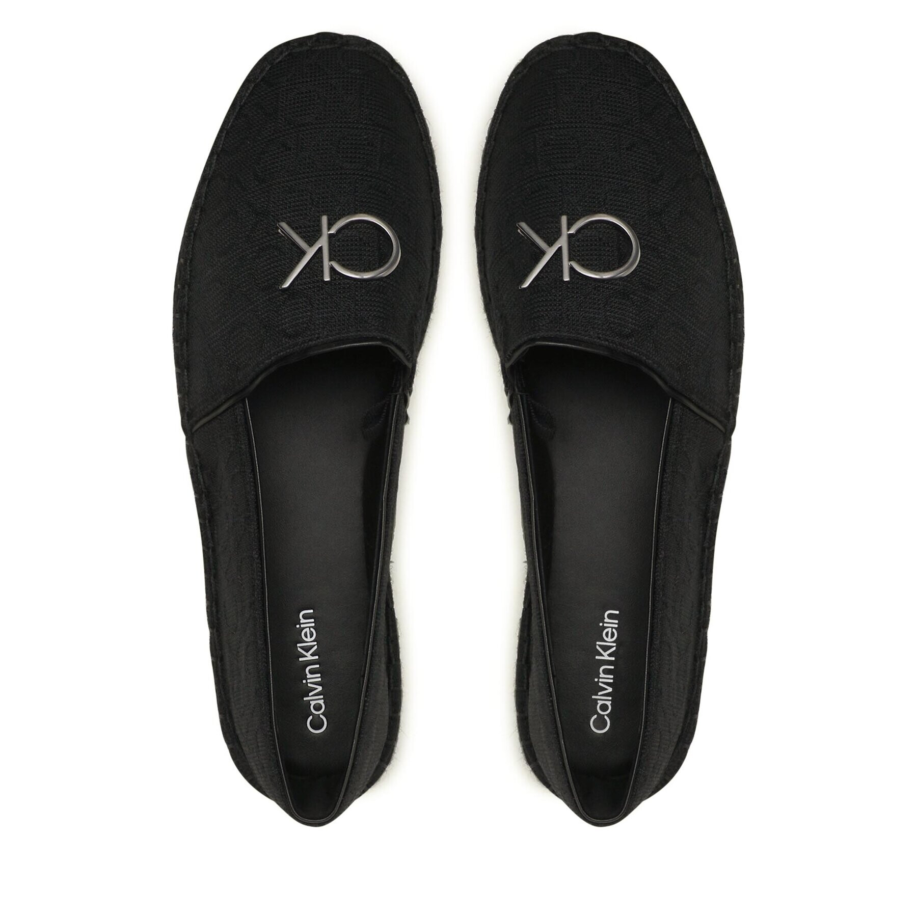 Calvin Klein Espadrile Espadrille W/Hw HW0HW01458 Negru - Pled.ro