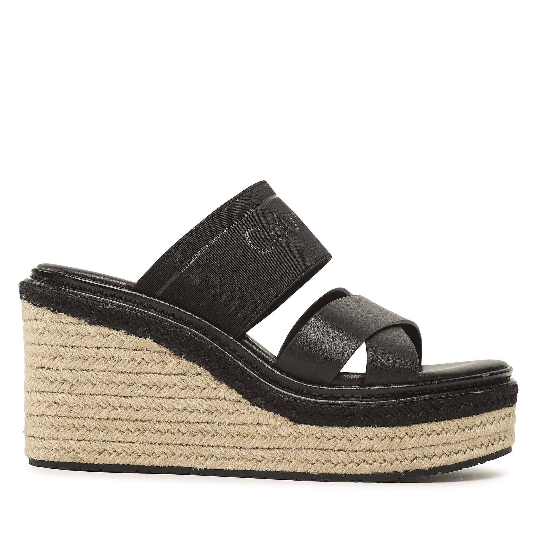 Calvin Klein Espadrile Wedge 50Hh HW0HW01498 Negru - Pled.ro