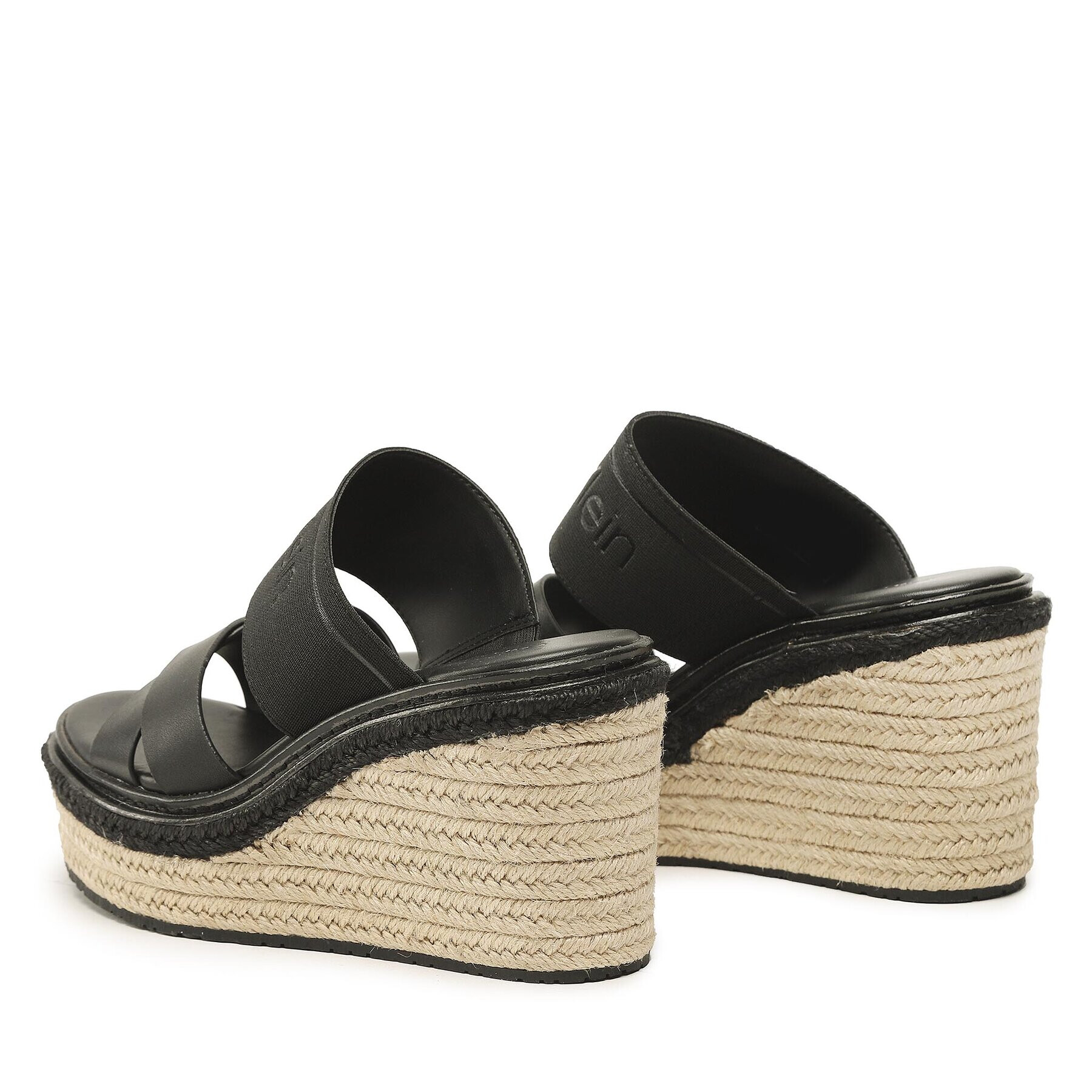 Calvin Klein Espadrile Wedge 50Hh HW0HW01498 Negru - Pled.ro