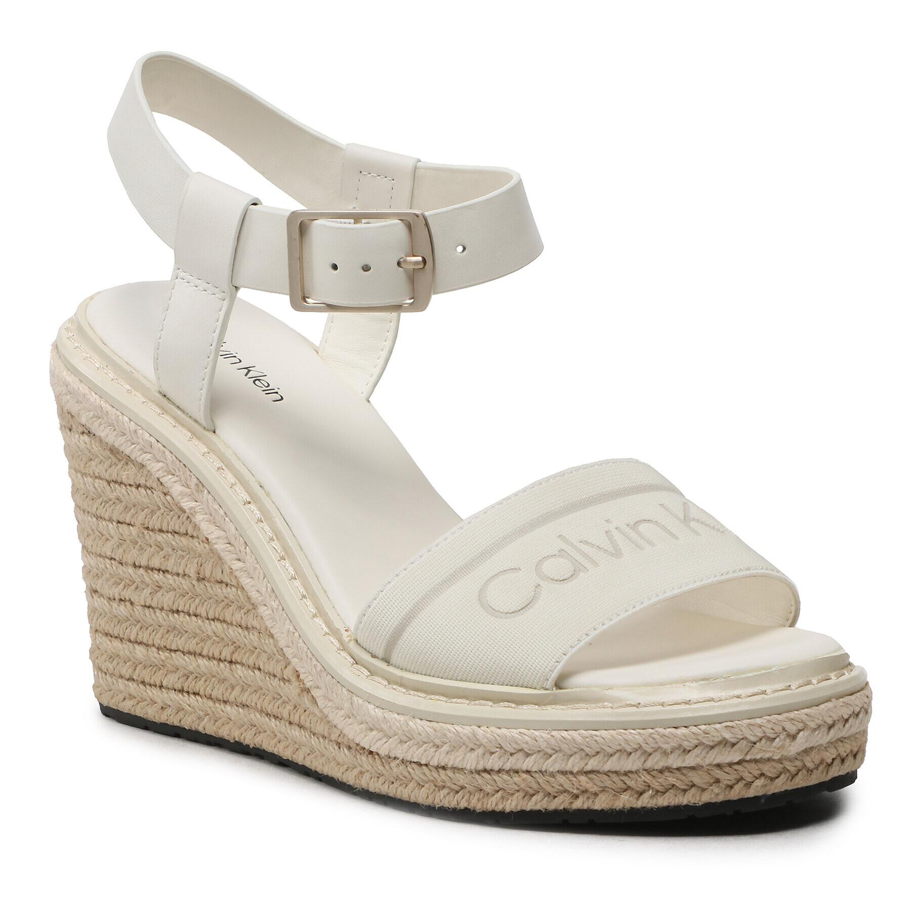 Calvin Klein Espadrile Wedge 70Hh - He HW0HW01499 Bej - Pled.ro