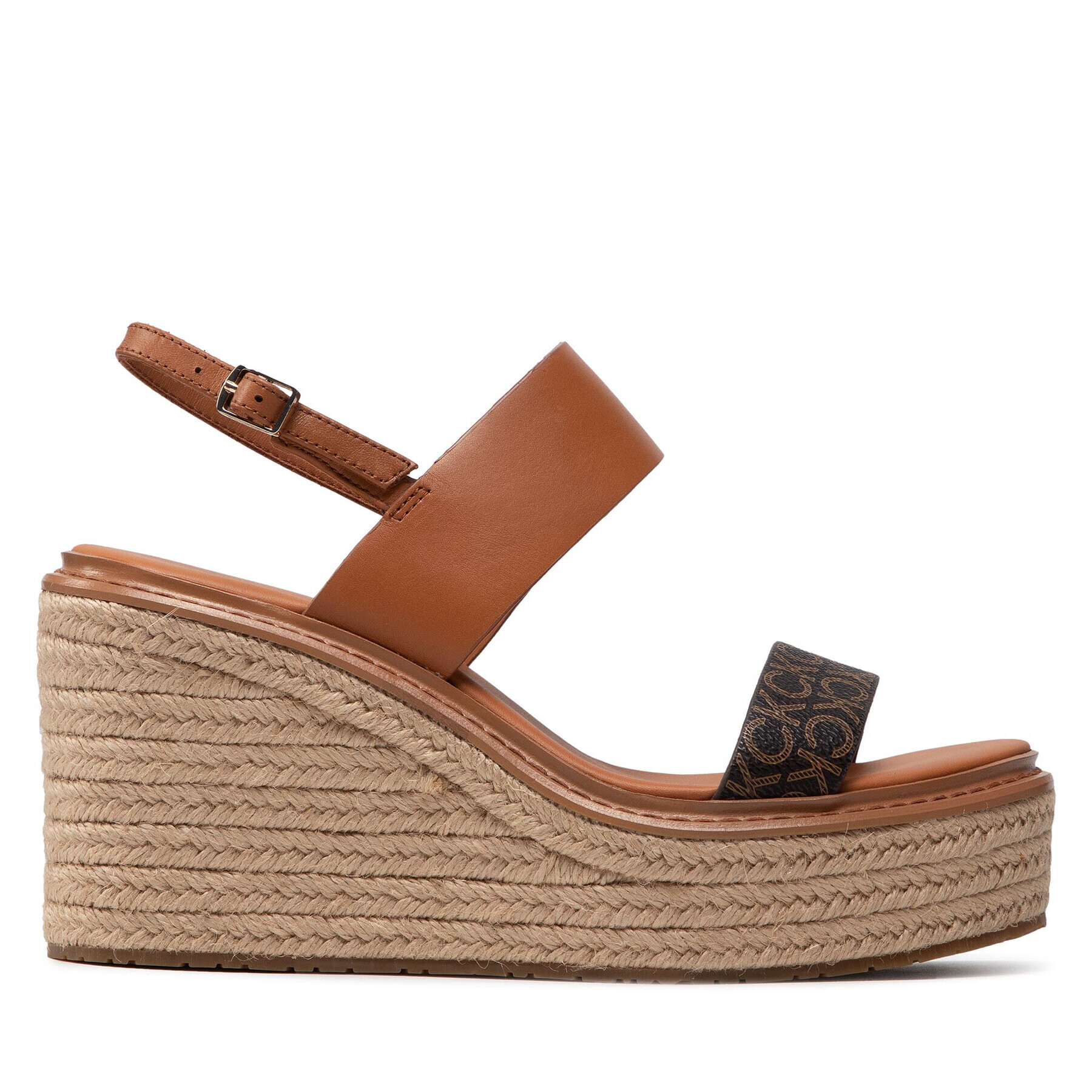 Calvin Klein Espadrile Wedge Sndl 50 HW0HW00823 Maro - Pled.ro