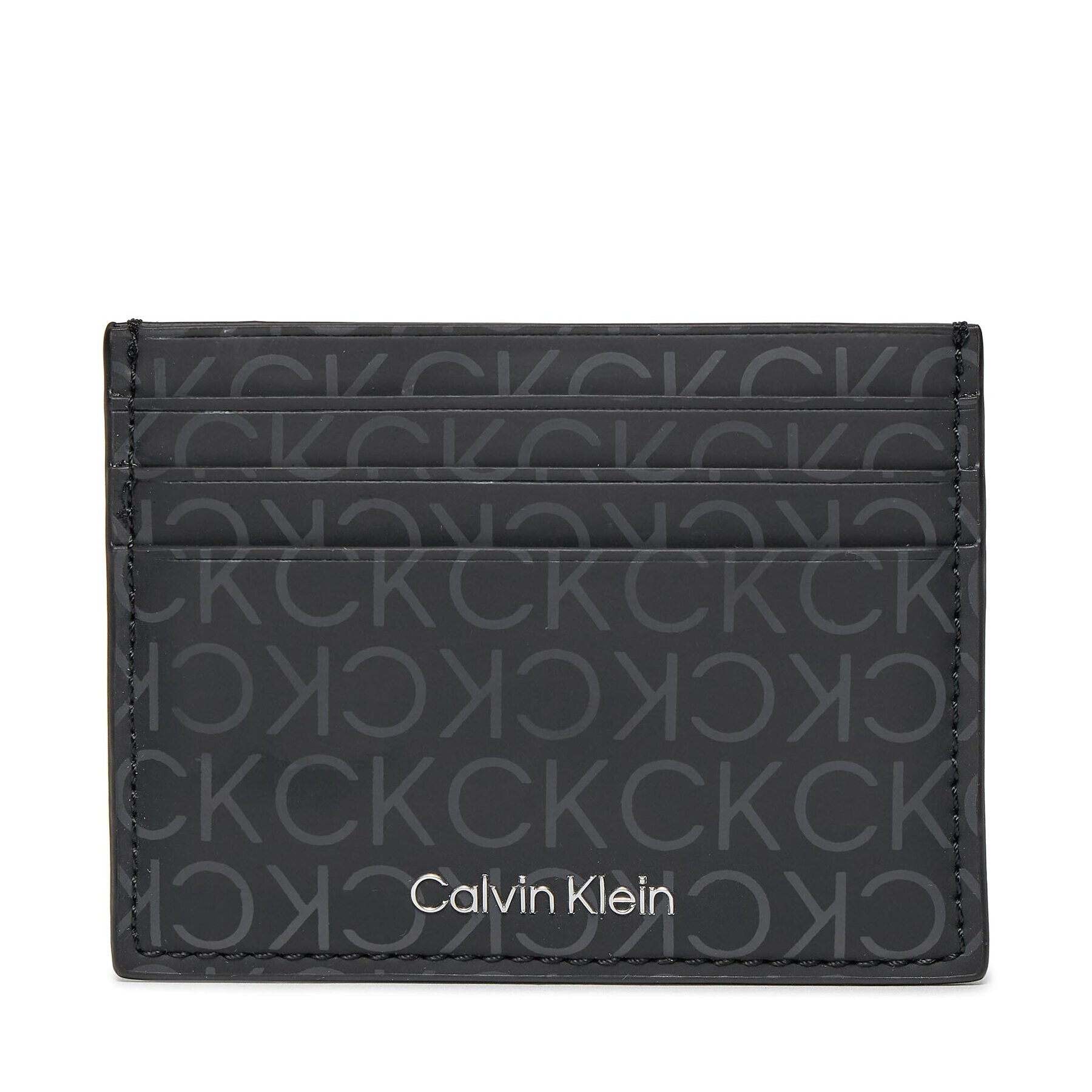 Calvin Klein Etui pentru carduri Rubberized Cardholder 6Cc K50K511256 Negru - Pled.ro