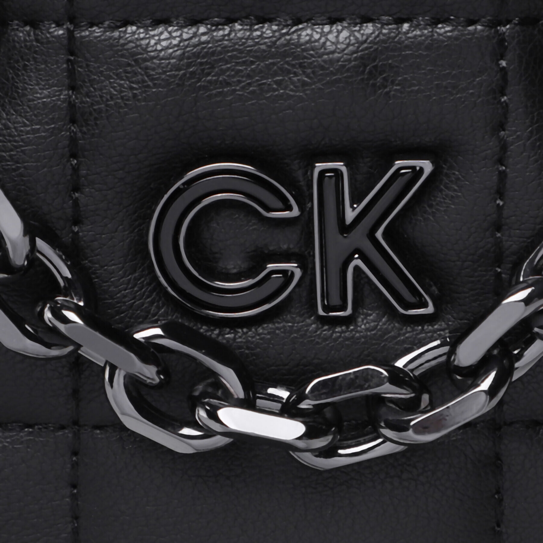 Calvin Klein Etui pentru telefon Re-Lock Quilt Phone Crossbody K60K610471 Negru - Pled.ro