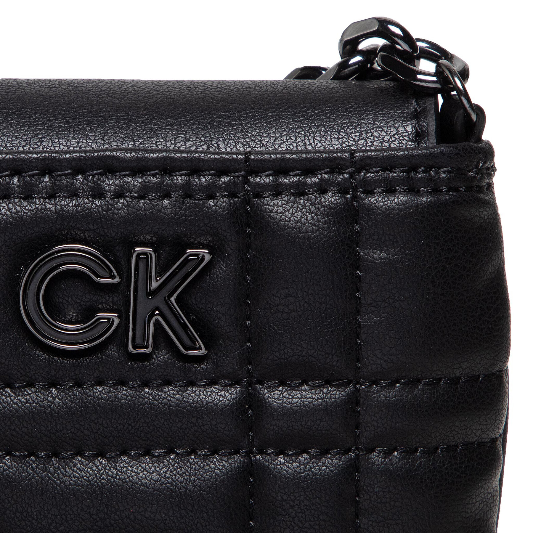 Calvin Klein Etui pentru telefon Re-Lock Quilt Phone Pouch K60K609911 Negru - Pled.ro