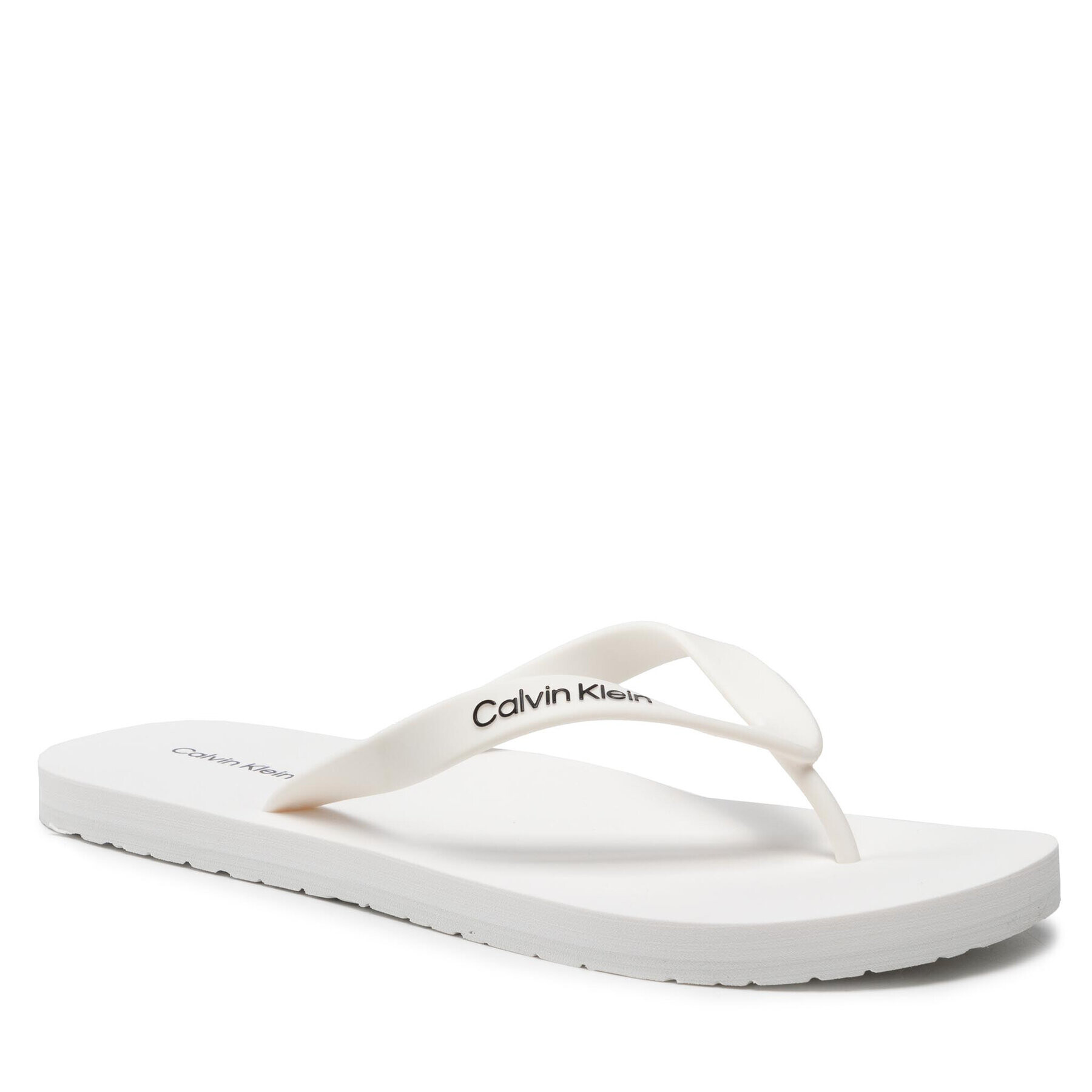 Calvin Klein Flip flop Ff Comfort HM0HM00459 Alb - Pled.ro