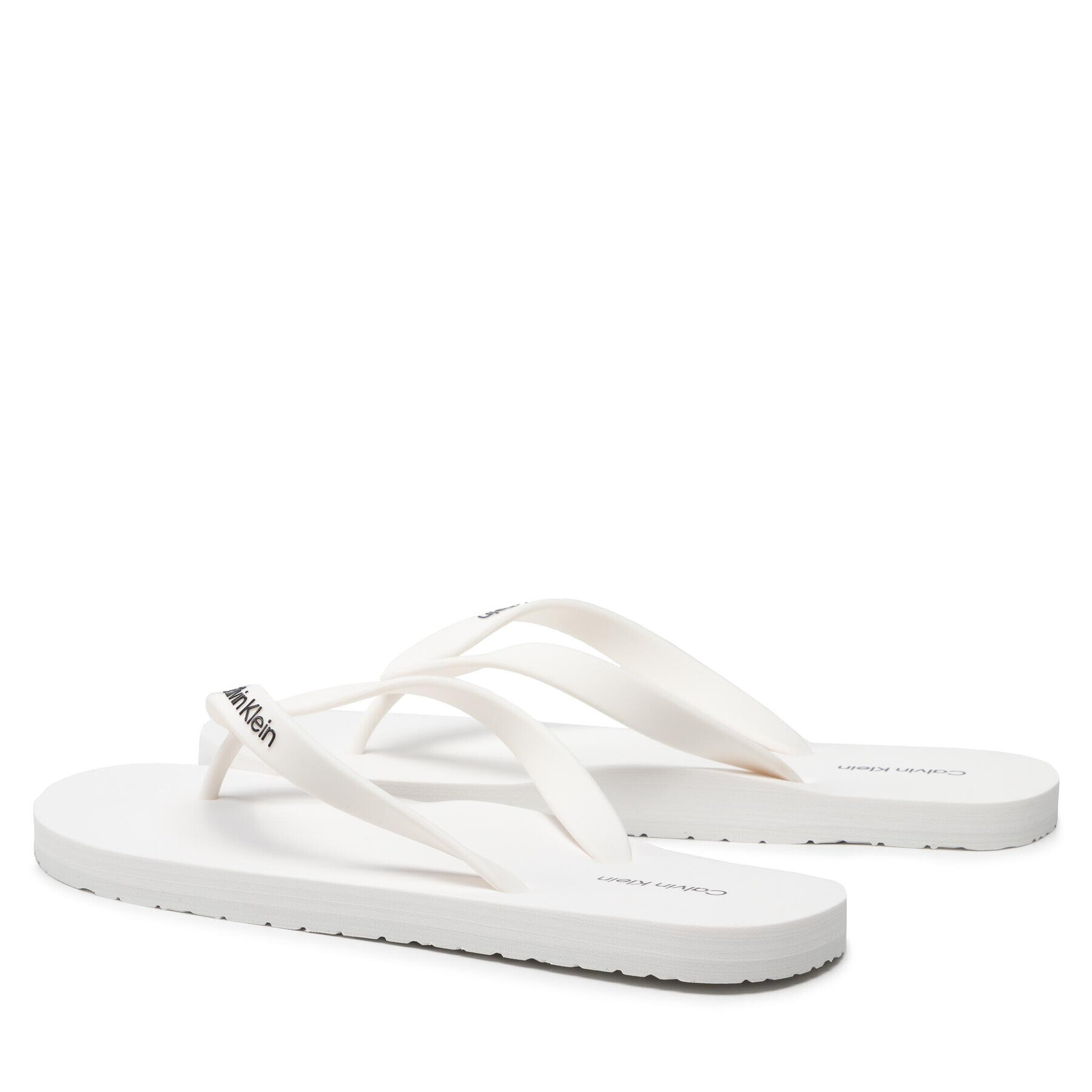 Calvin Klein Flip flop Ff Comfort HM0HM00459 Alb - Pled.ro