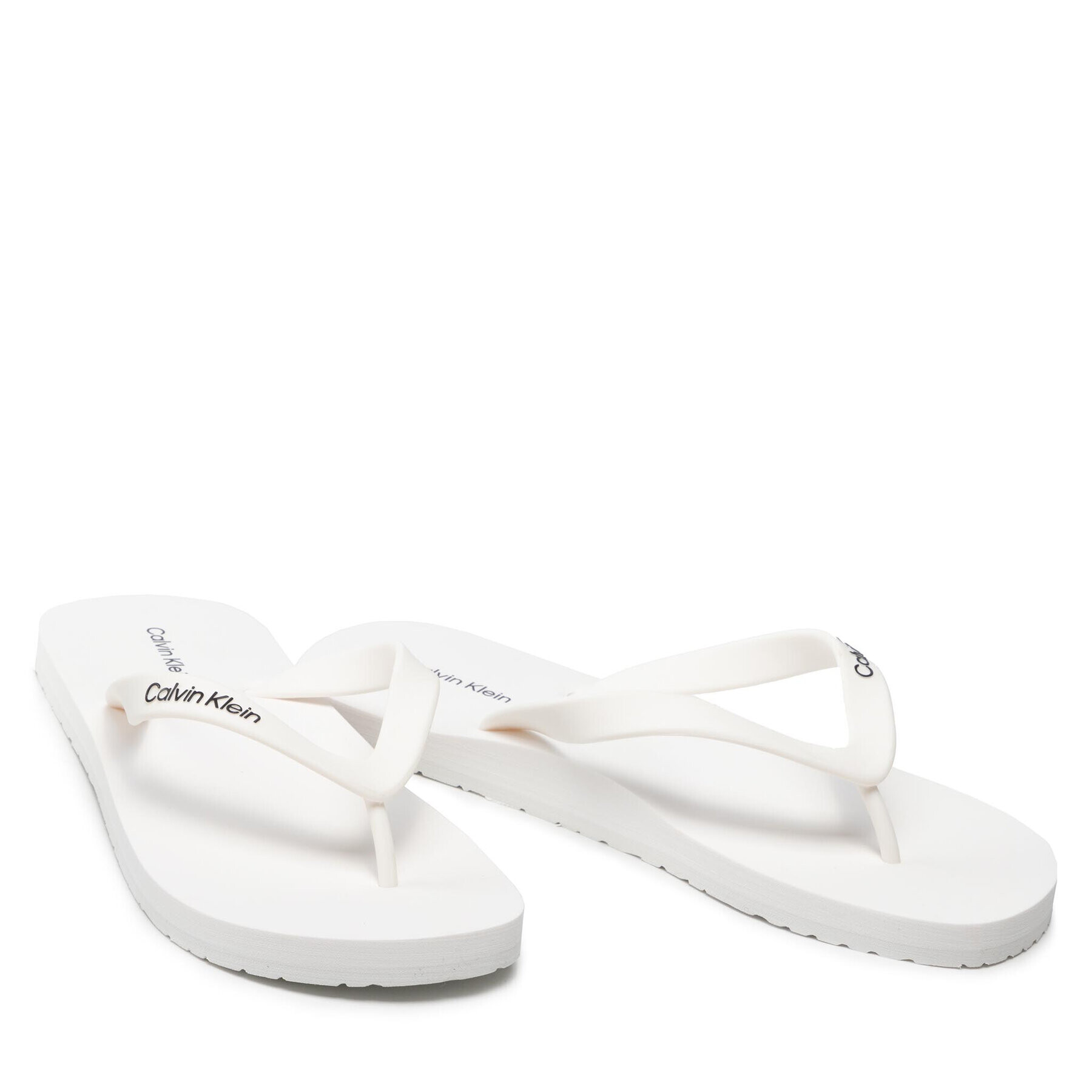 Calvin Klein Flip flop Ff Comfort HM0HM00459 Alb - Pled.ro