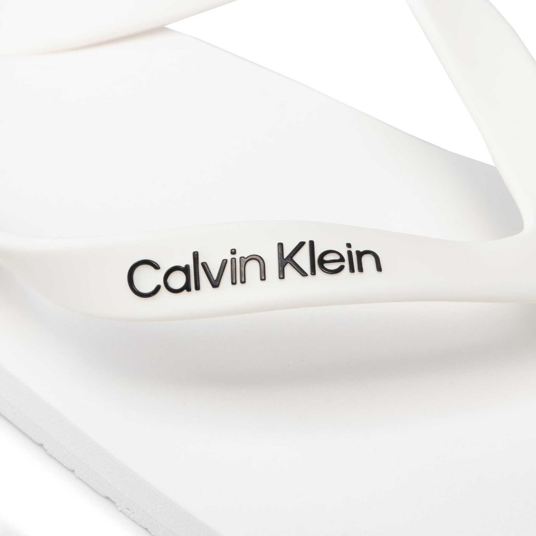 Calvin Klein Flip flop Ff Comfort HM0HM00459 Alb - Pled.ro