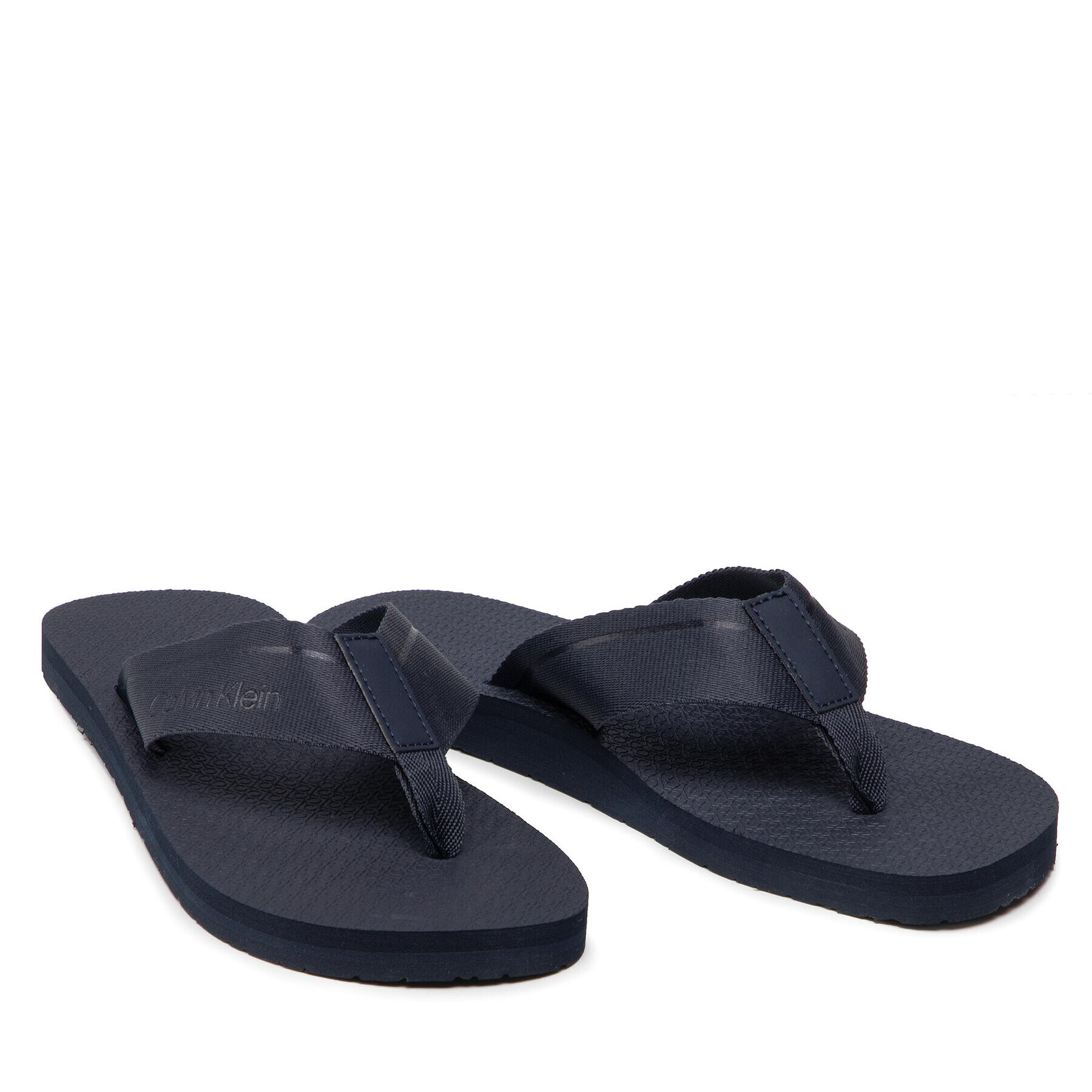 Calvin Klein Flip flop Ff Comfort Web HM0HM00458 Bleumarin - Pled.ro