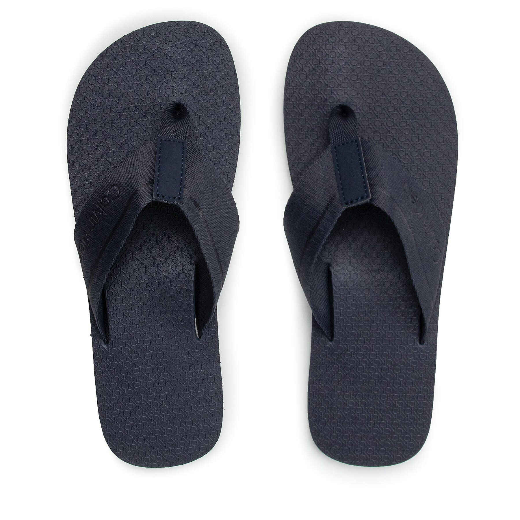 Calvin Klein Flip flop Ff Comfort Web HM0HM00458 Bleumarin - Pled.ro