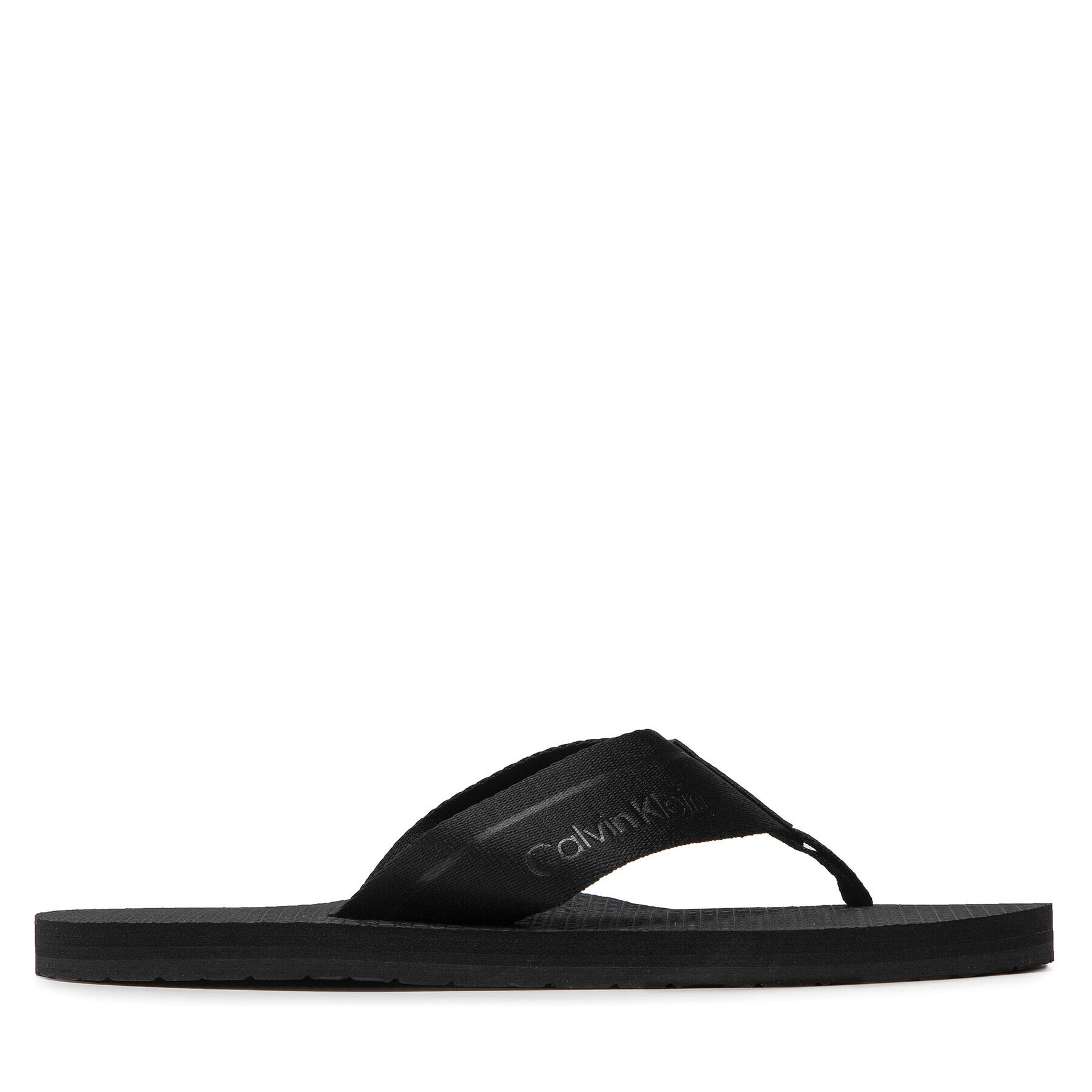 Calvin Klein Flip flop Ff Comfort Web HM0HM00458 Negru - Pled.ro