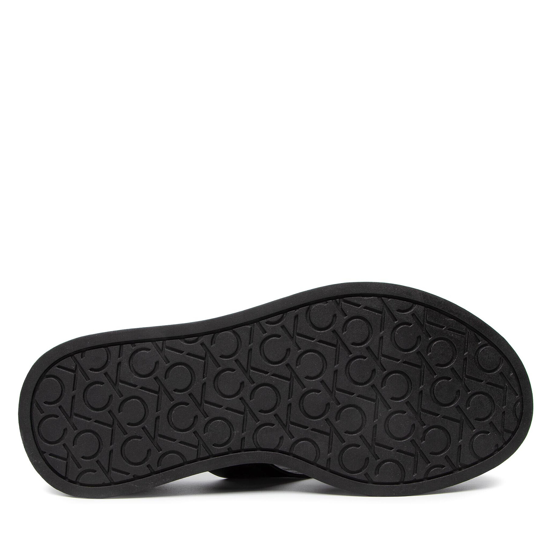 Calvin Klein Flip flop Flatform Tp Slide HW0HW00696 Negru - Pled.ro