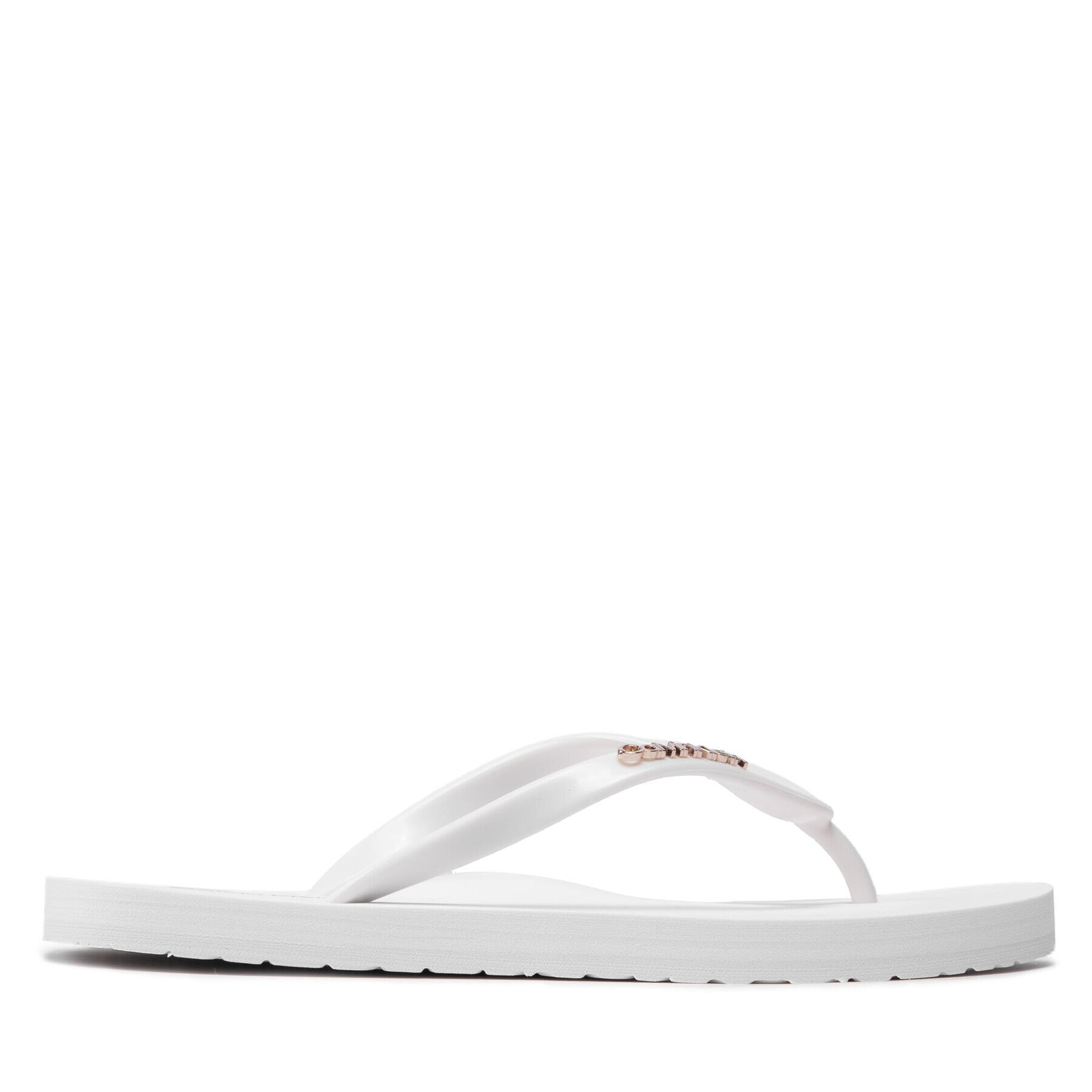 Calvin Klein Flip flop Flipflop HW0HW00743 Alb - Pled.ro