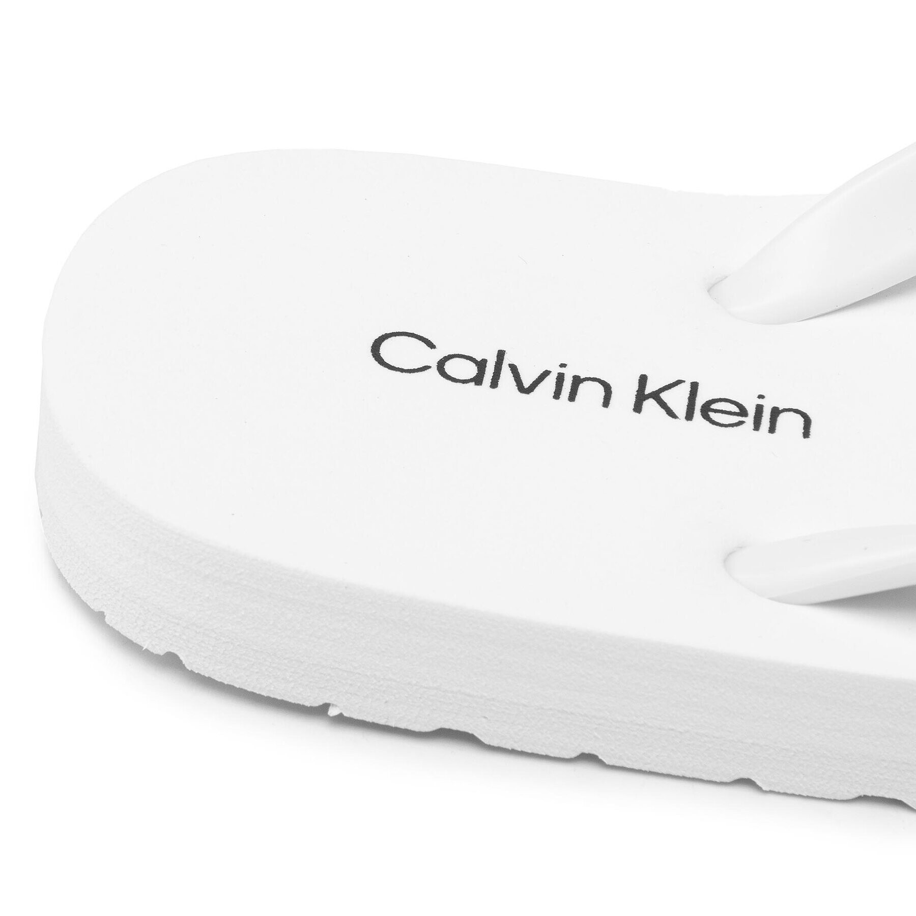 Calvin Klein Flip flop Flipflop HW0HW00743 Alb - Pled.ro