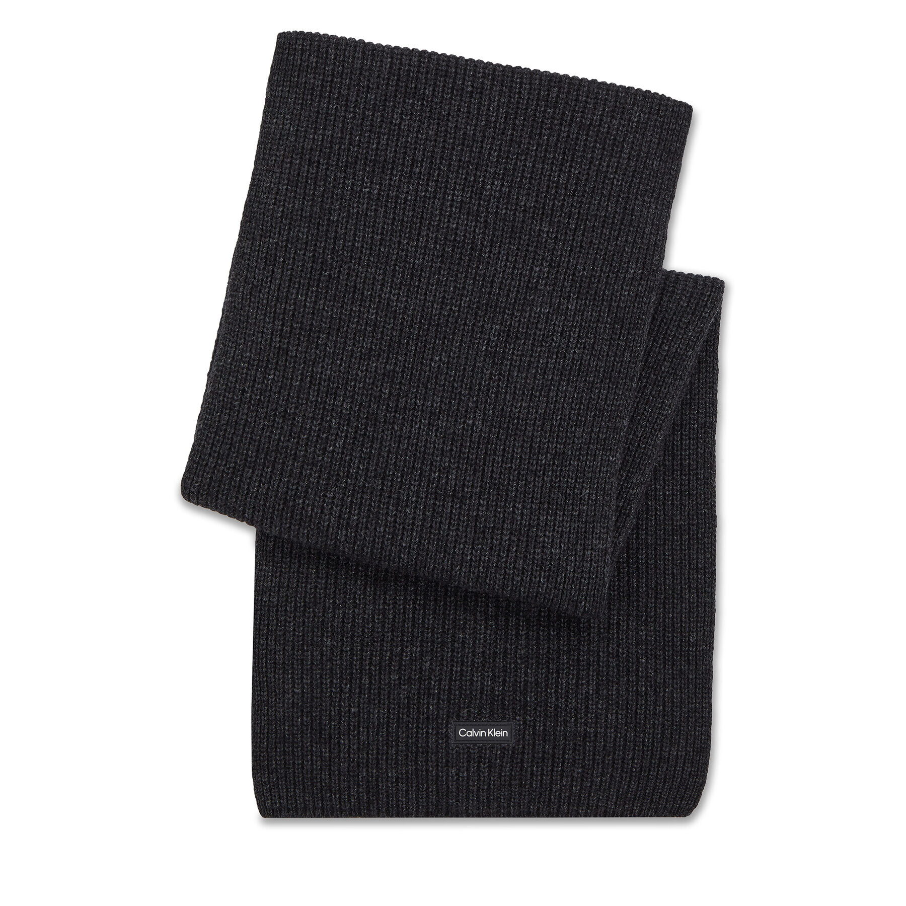 Calvin Klein Fular Daddy Wool Knit Scarf K50K510995 Gri - Pled.ro