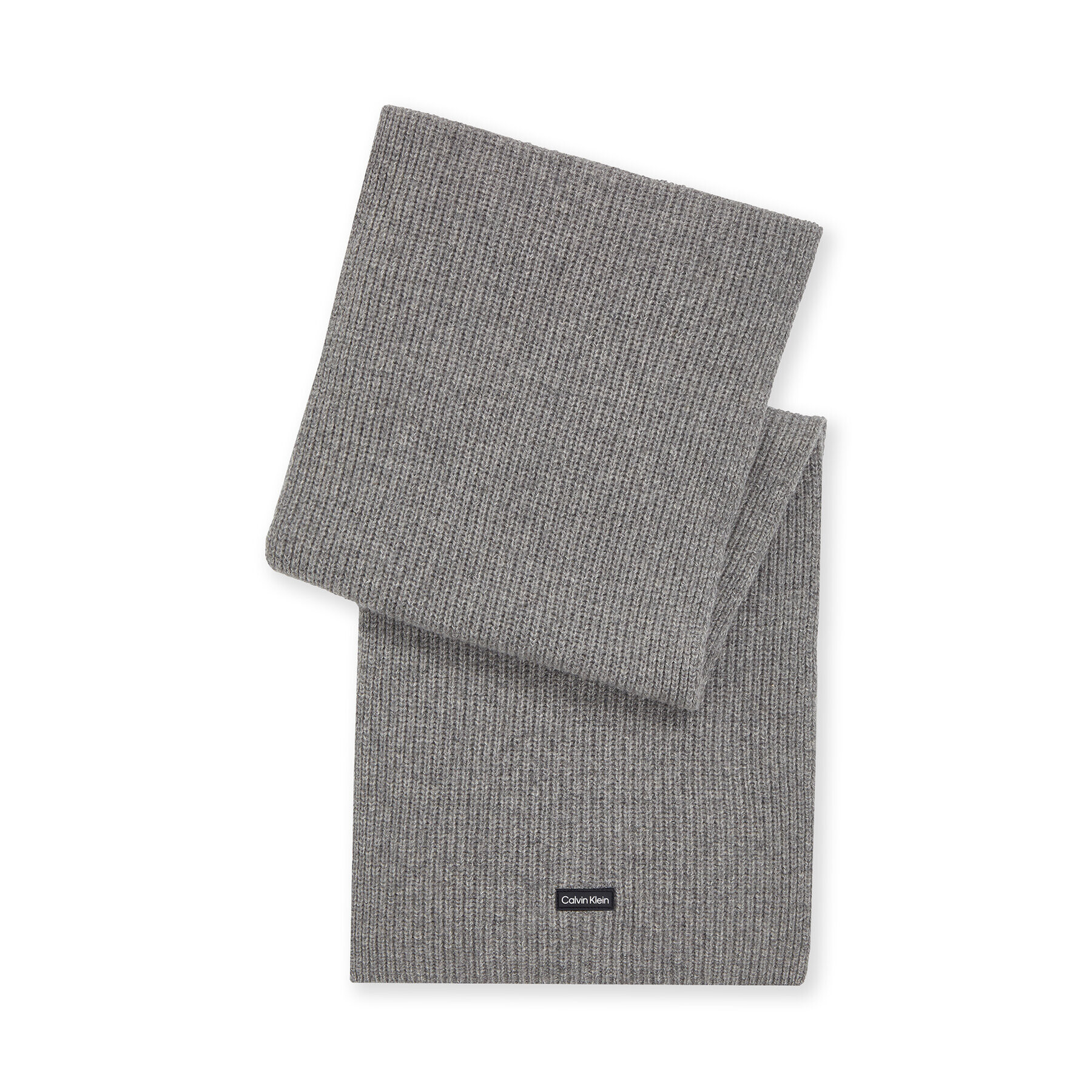 Calvin Klein Fular Daddy Wool Knit Scarf K50K510995 Gri - Pled.ro