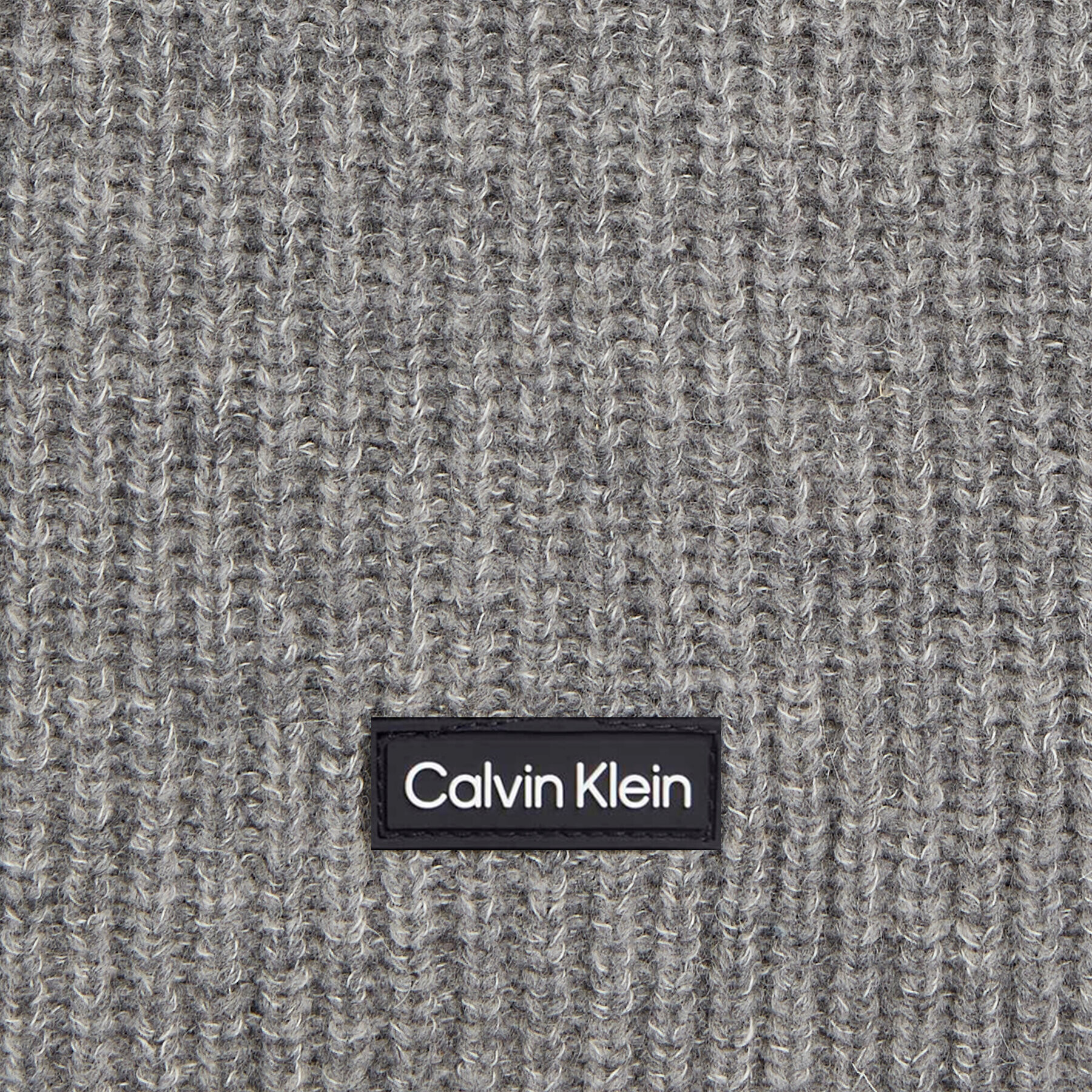 Calvin Klein Fular Daddy Wool Knit Scarf K50K510995 Gri - Pled.ro