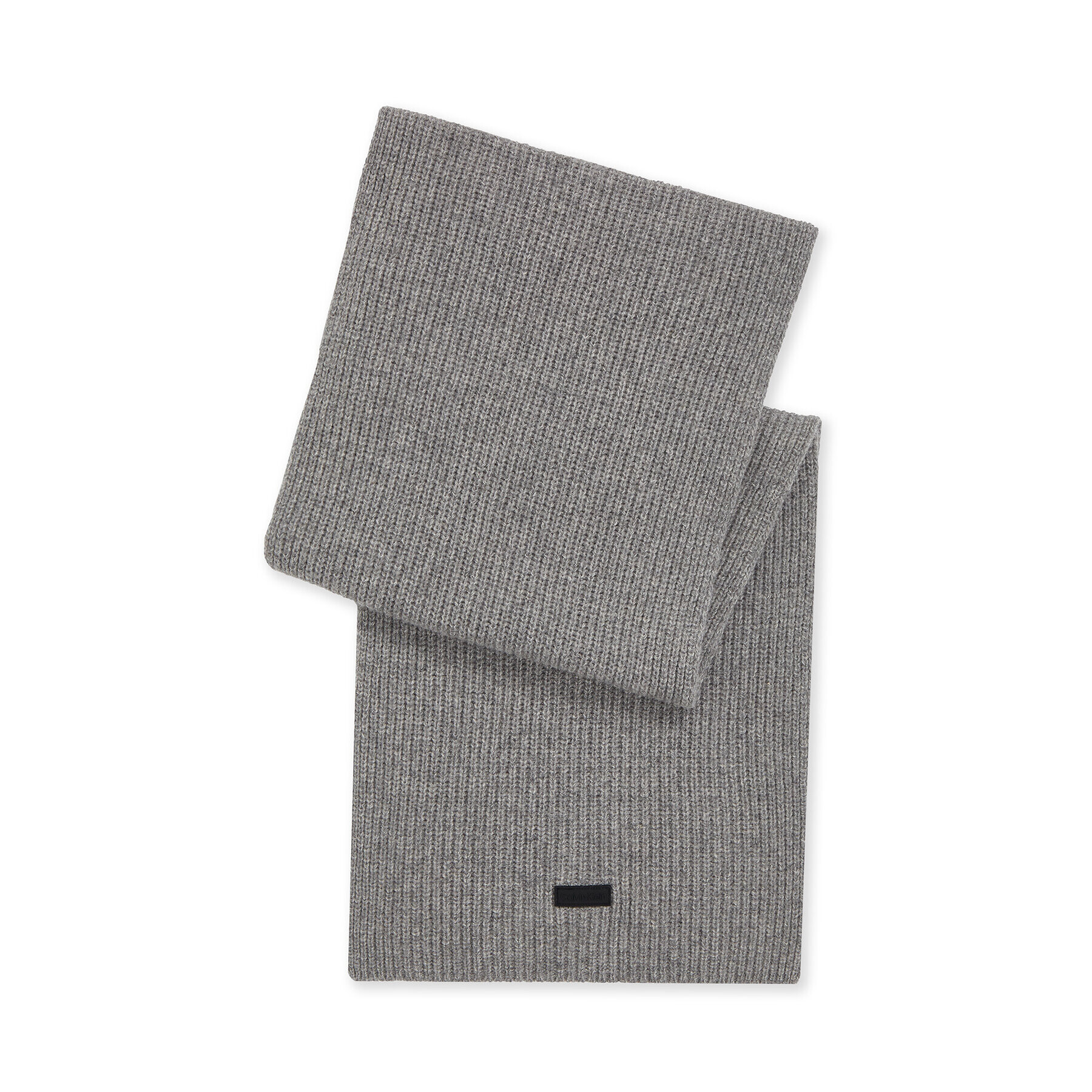 Calvin Klein Fular Daddy Wool Knit Scarf K50K510995 Gri - Pled.ro