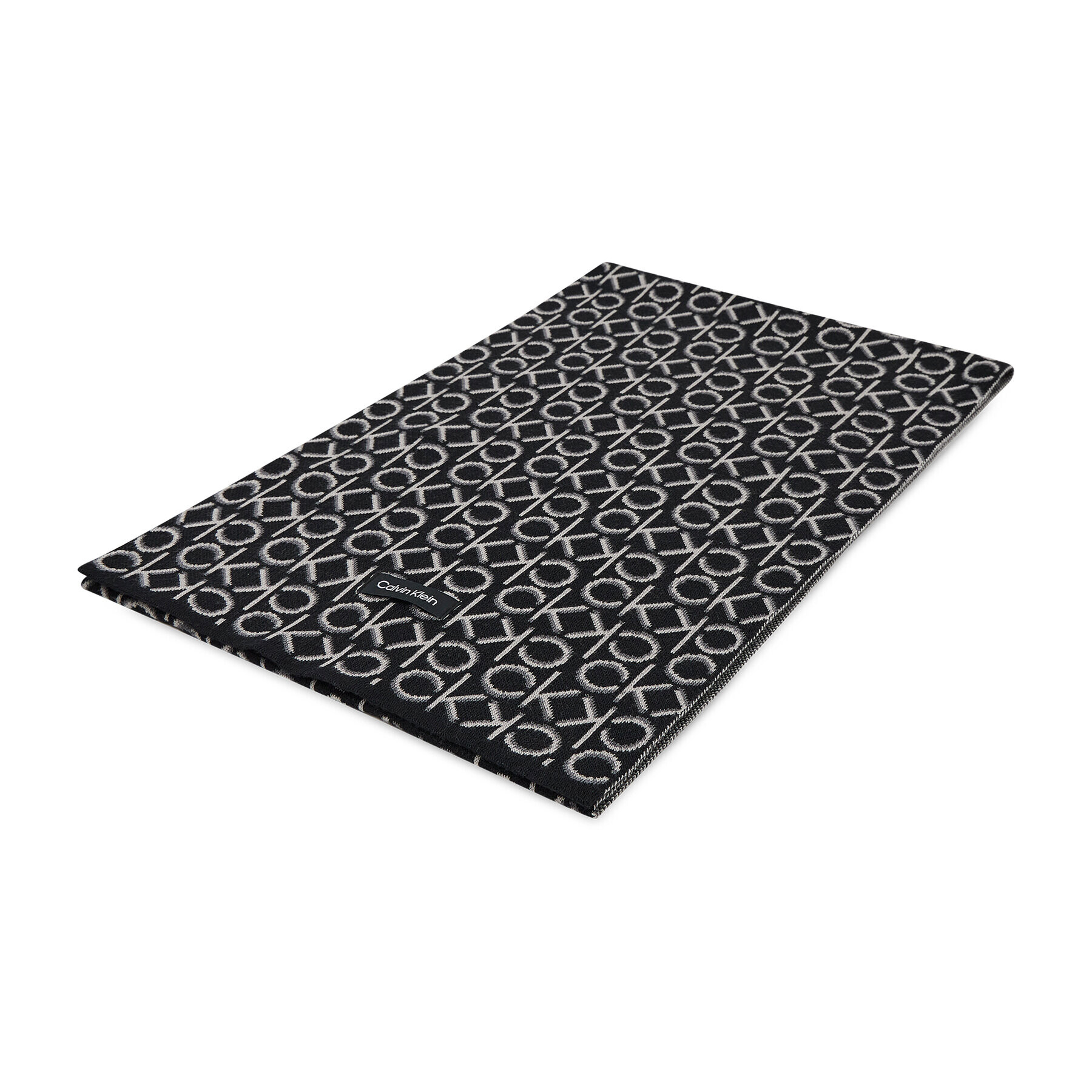 Calvin Klein Fular New Monogram Scarf K60K608486 Negru - Pled.ro