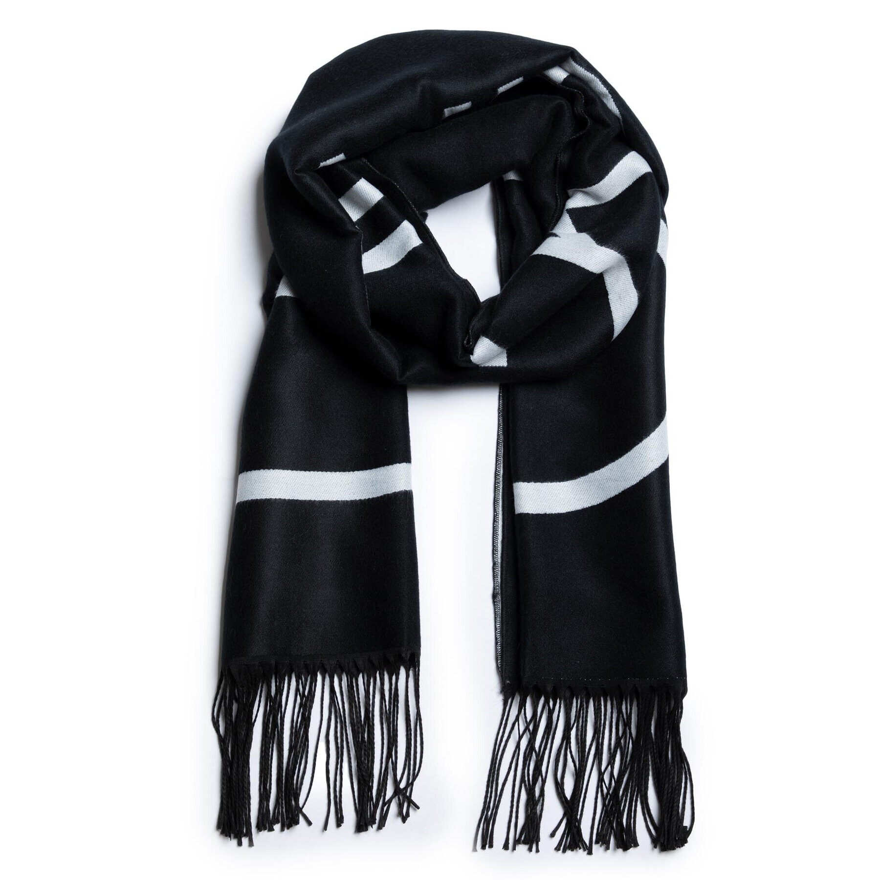 Calvin Klein Fular Scarf K60K607322 Negru - Pled.ro