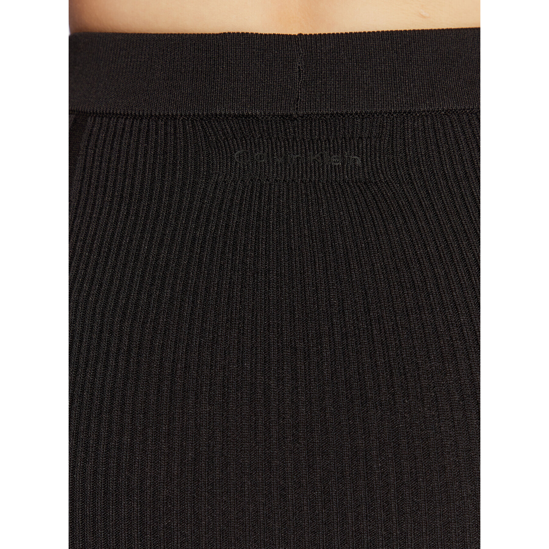 Calvin Klein Fustă tip creion Iconic K20K205406 Negru Slim Fit - Pled.ro