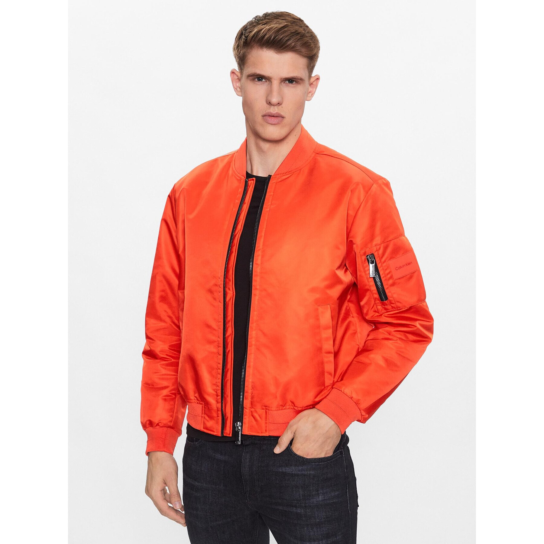 Calvin Klein Geacă bomber Hero K10K109907 Portocaliu Regular Fit - Pled.ro