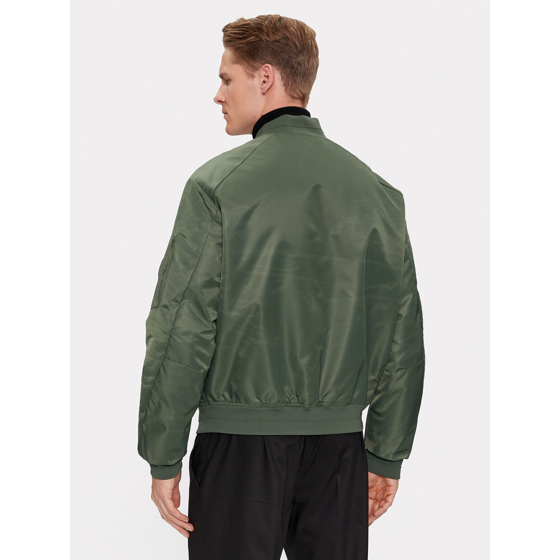 Calvin Klein Geacă bomber Hero K10K109907 Verde Regular Fit - Pled.ro