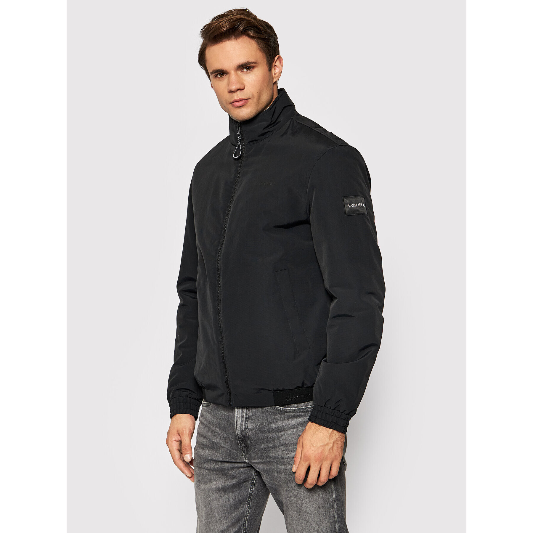 Calvin Klein Geacă Essential Blouson K10K107962 Negru Regular Fit - Pled.ro