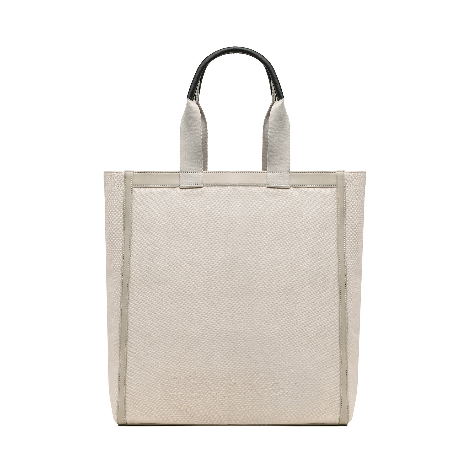 Calvin Klein Geantă Ck Connect Tote Refibra K40K401000 Bej - Pled.ro