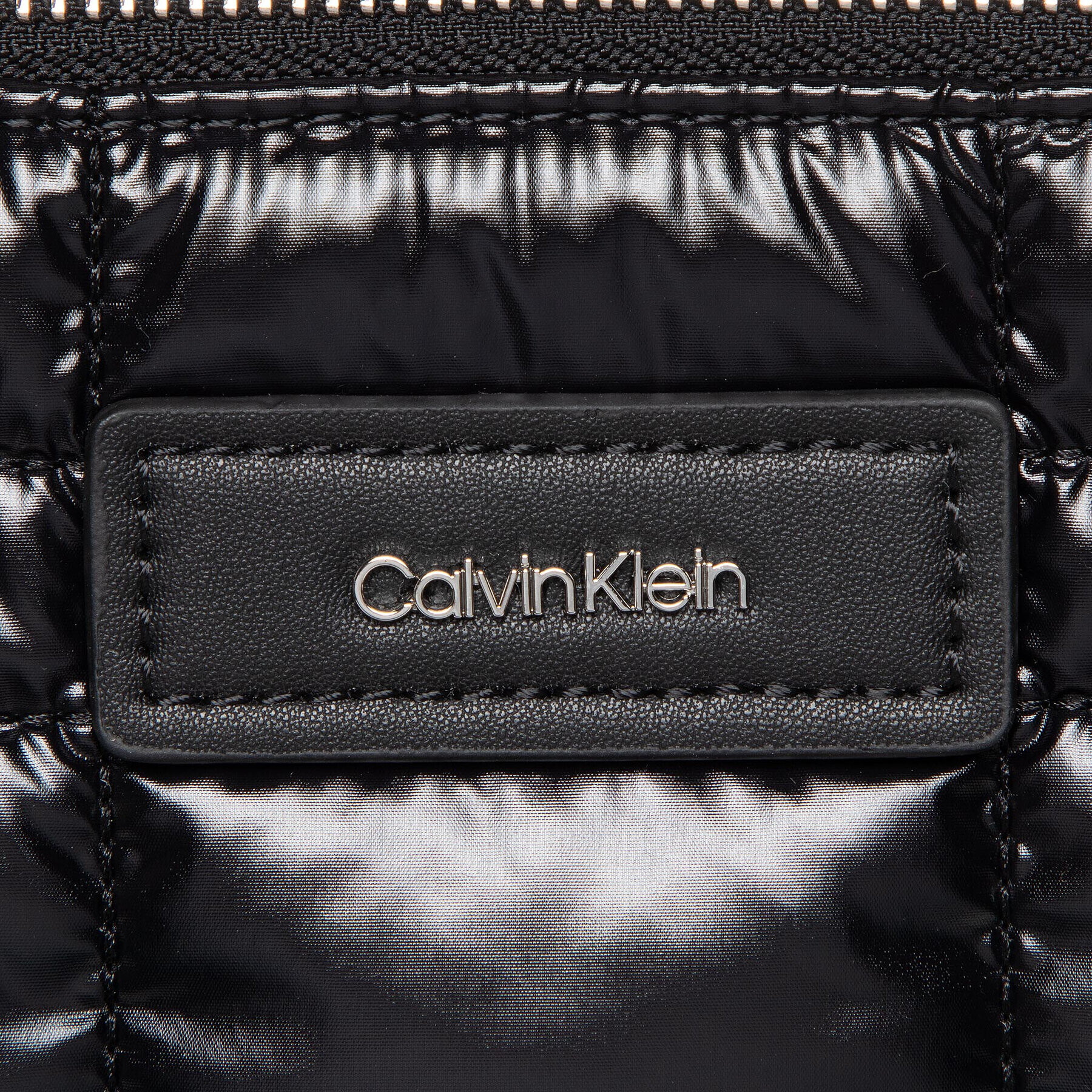 Calvin Klein Geantă Ck Must Nylon Shopper Quilt K60K609907 Negru - Pled.ro