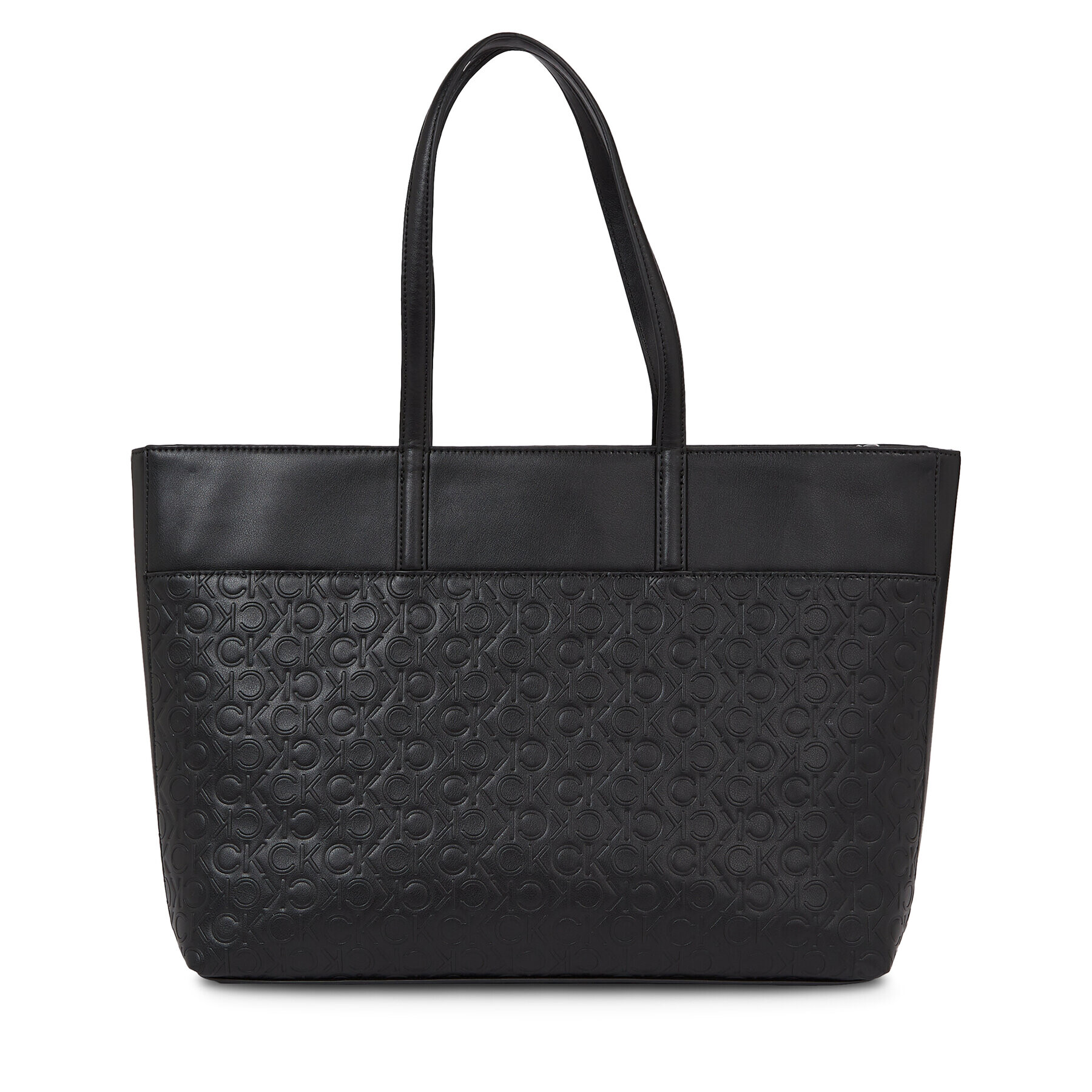 Calvin Klein Geantă Ck Must Shopper Lg - Emb Mono K60K610924 Negru - Pled.ro