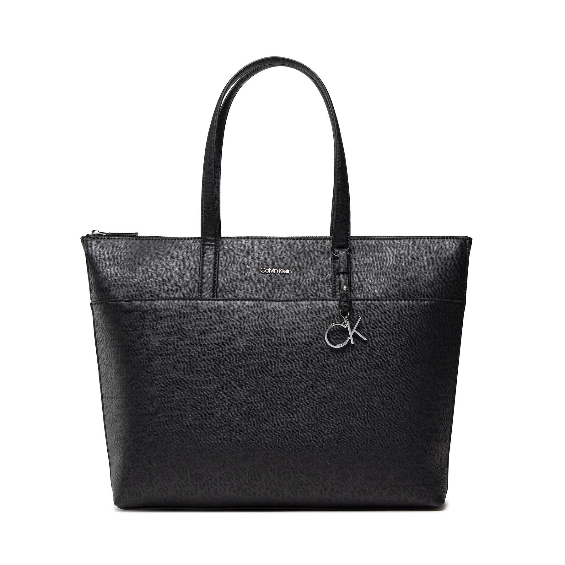 Calvin Klein Geantă Ck Must Shopper Lg Epi Mono K60K609875 Negru - Pled.ro