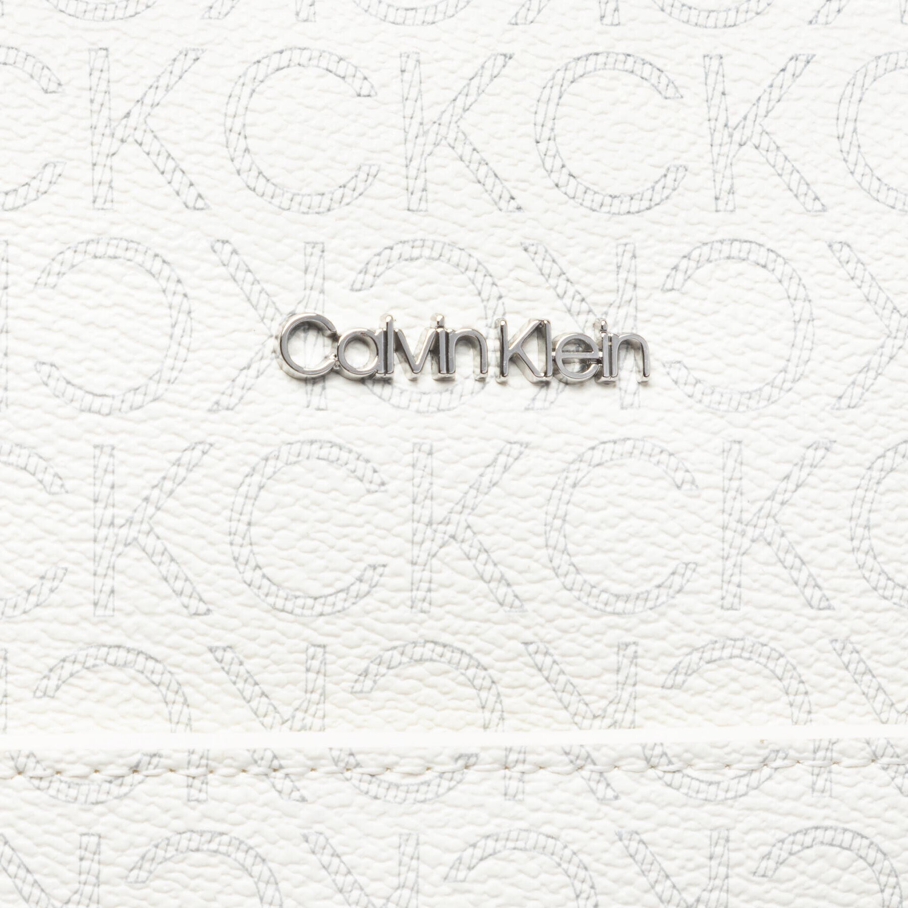 Calvin Klein Geantă Ck Must Shopper Lg W/Slip Pkt Mn K60K609674 Alb - Pled.ro