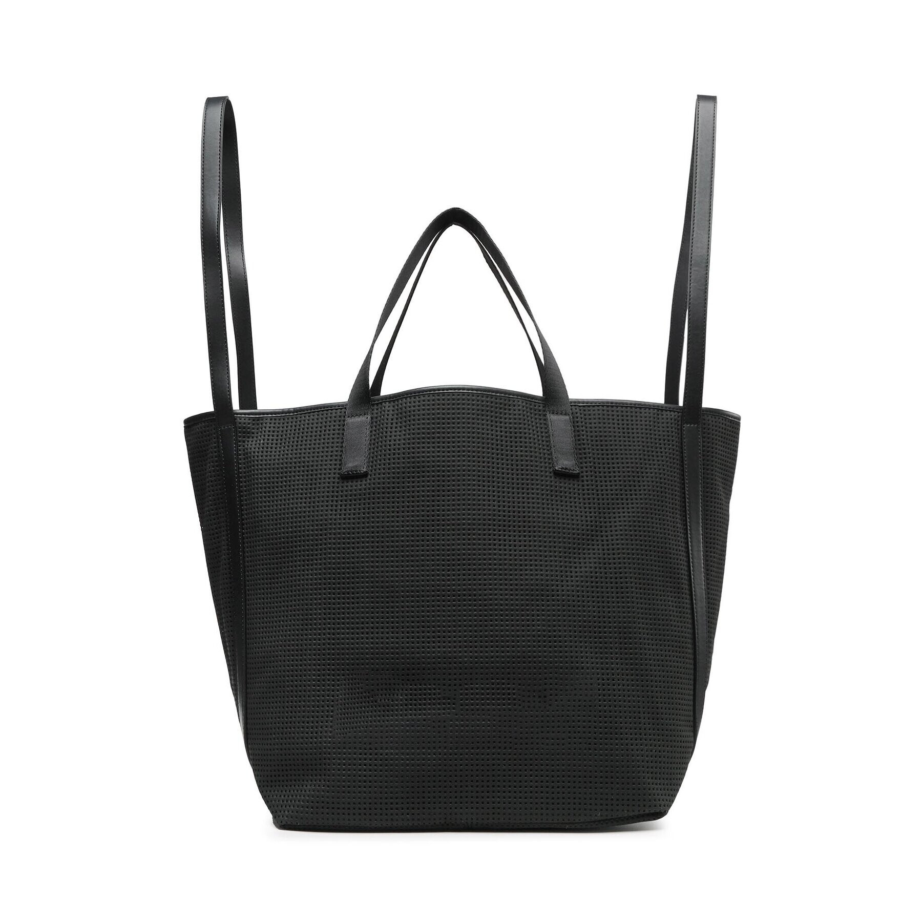 Calvin Klein Geantă Ck Summer Shopper Lg Perf K60K610642 Negru - Pled.ro