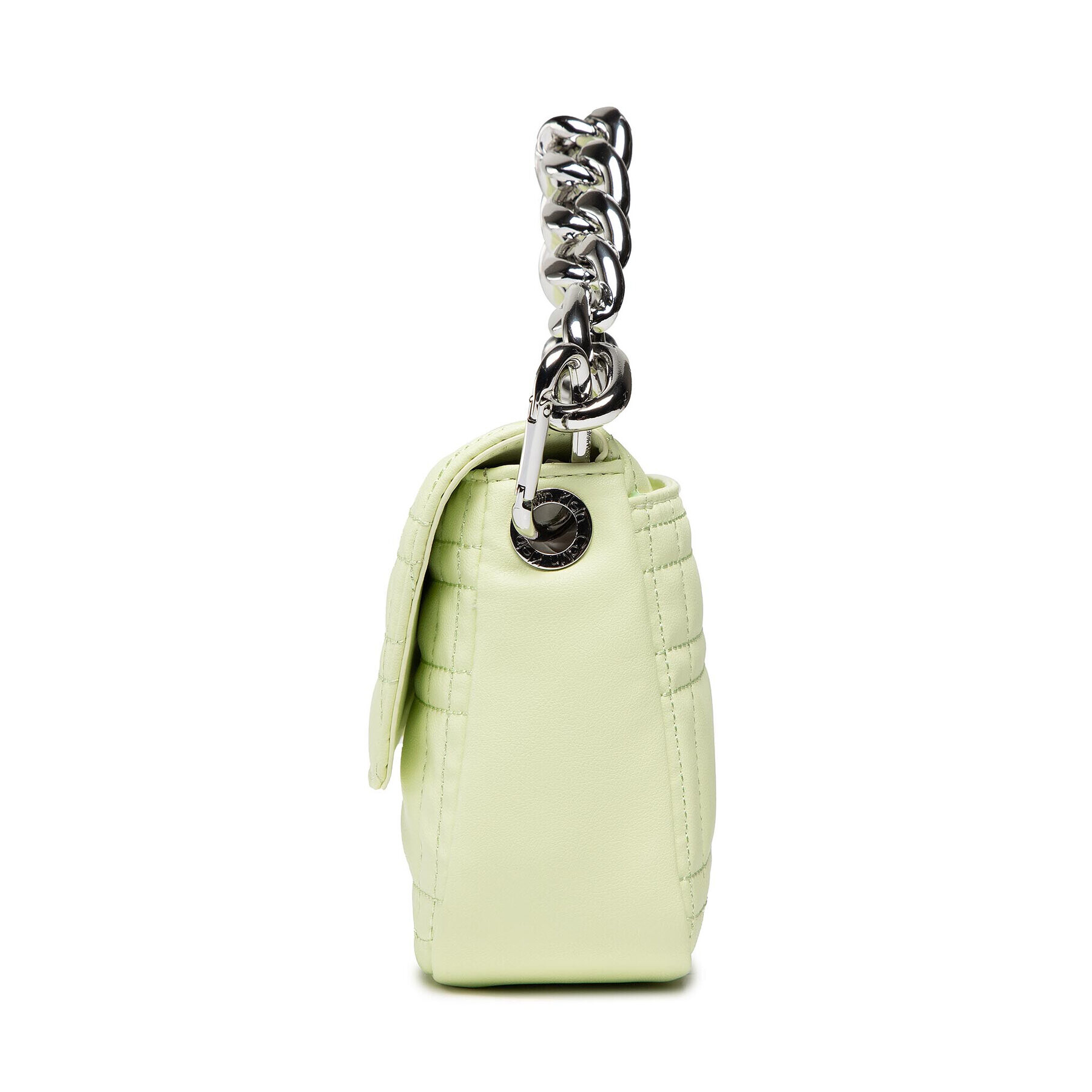 Calvin Klein Geantă Ck Tote Shoulder Bag Sm W/Chain K60K609694 Verde - Pled.ro