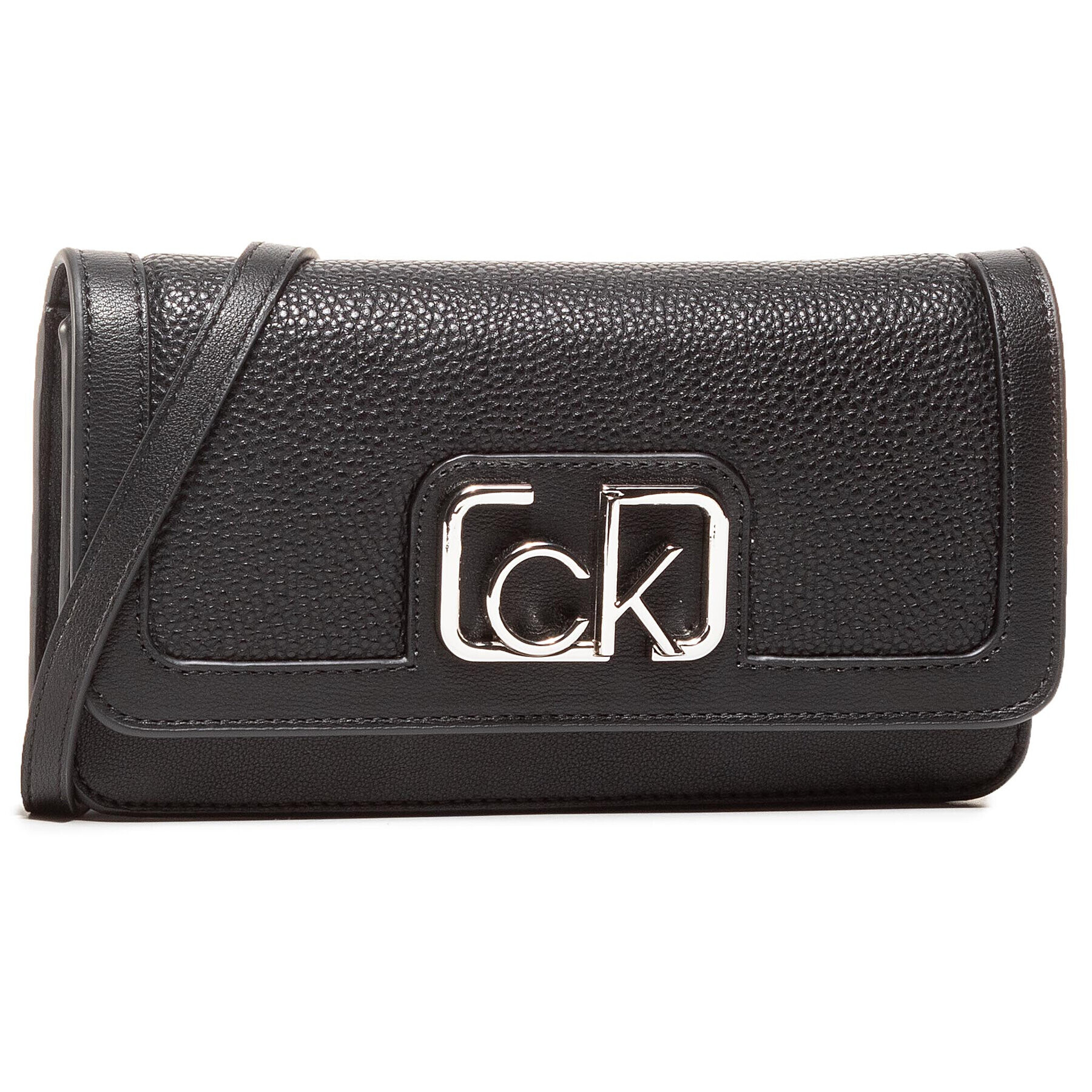 Calvin Klein Geantă Clutch K60K607090 Negru - Pled.ro