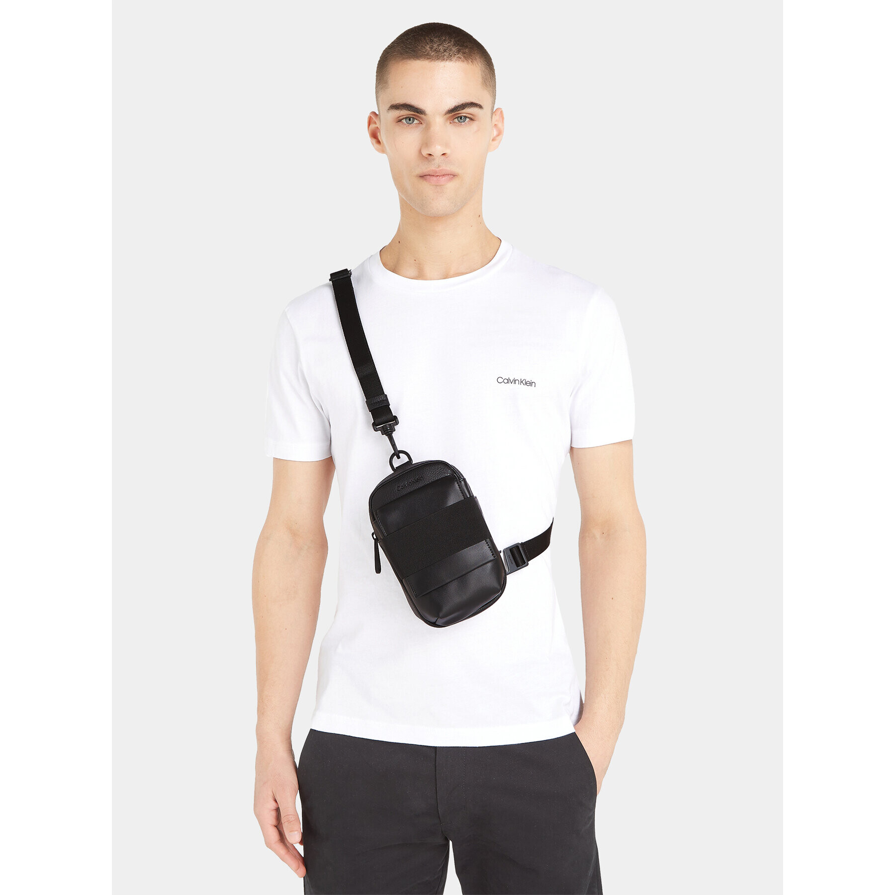 Calvin Klein Geantă crossover Ck Spw Tech Reporter Xs K50K510818 Negru - Pled.ro