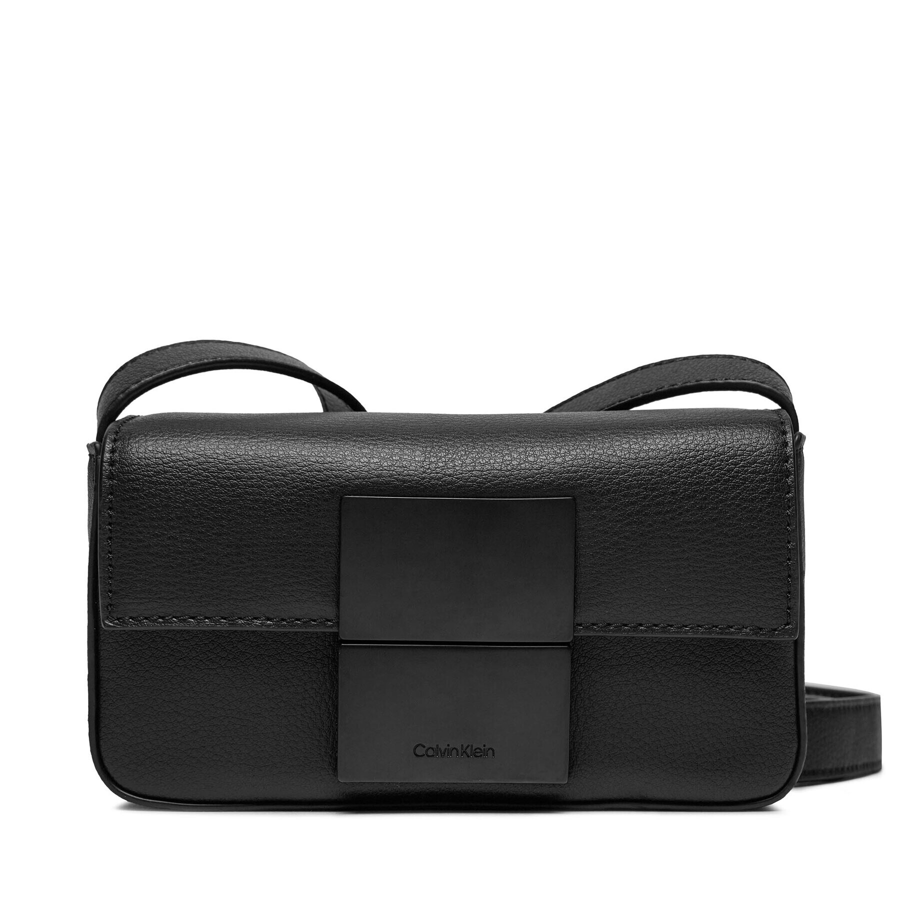 Calvin Klein Geantă crossover Iconic Plaque Camera Bag Xs K50K511249 Negru - Pled.ro