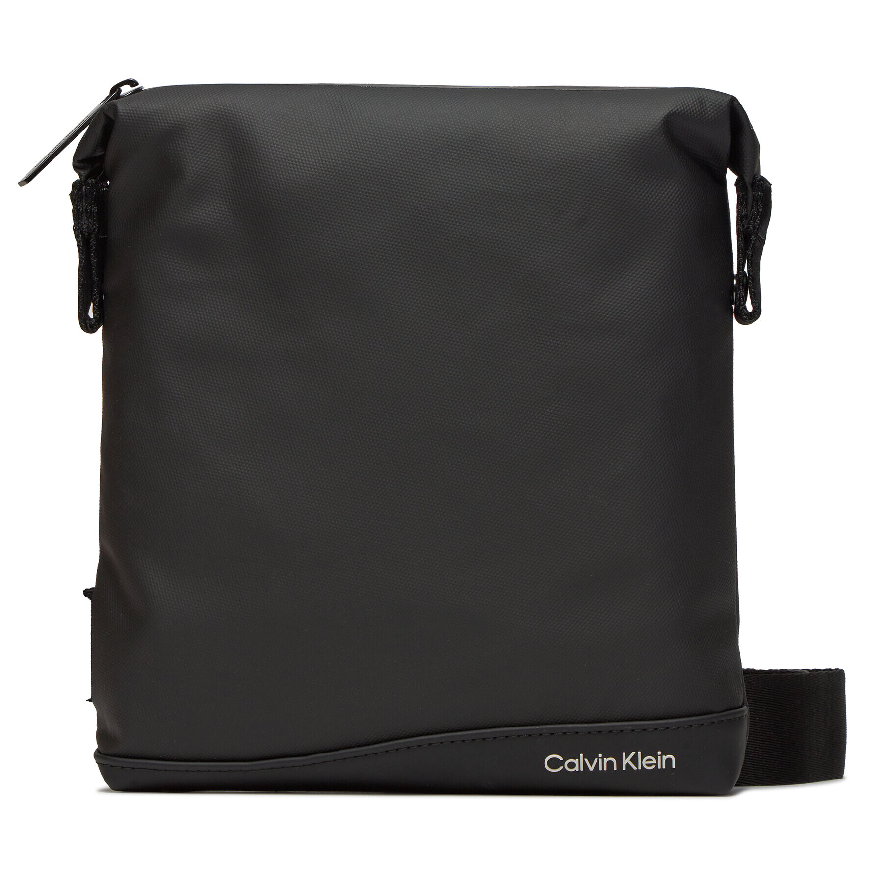 Calvin Klein Geantă crossover Rubberized Conv Flatpack K50K511254 Negru - Pled.ro