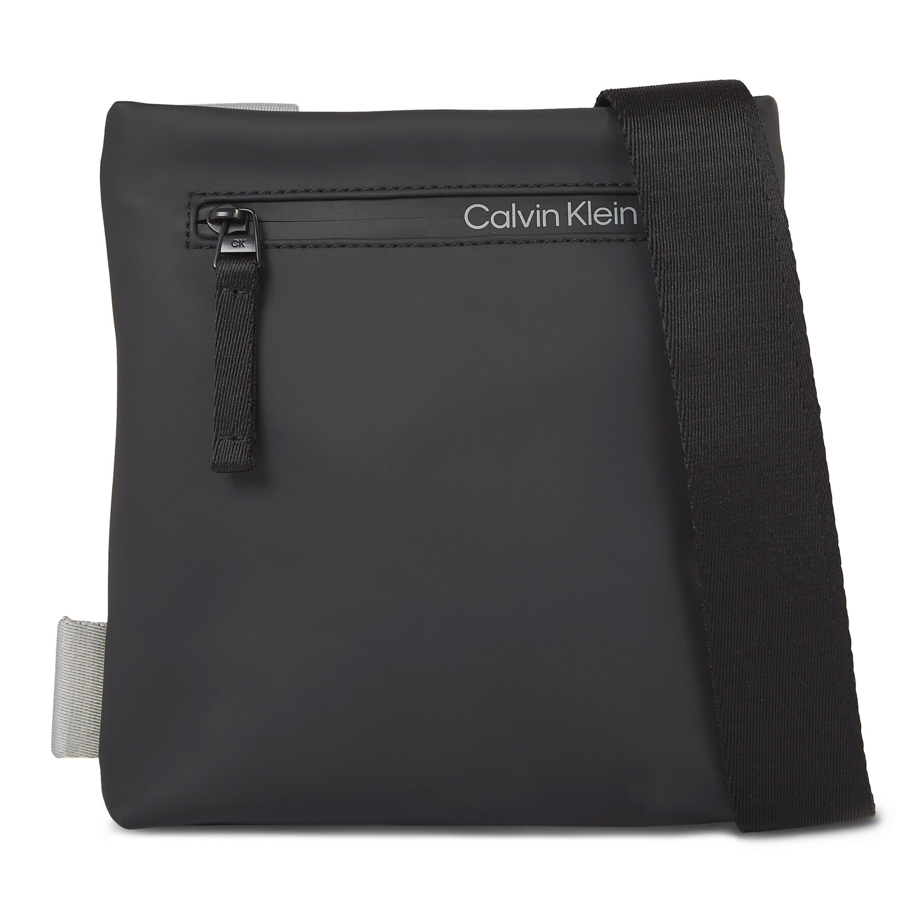 Calvin Klein Geantă crossover Rubberized Conv Flatpack S K50K510795 Negru - Pled.ro