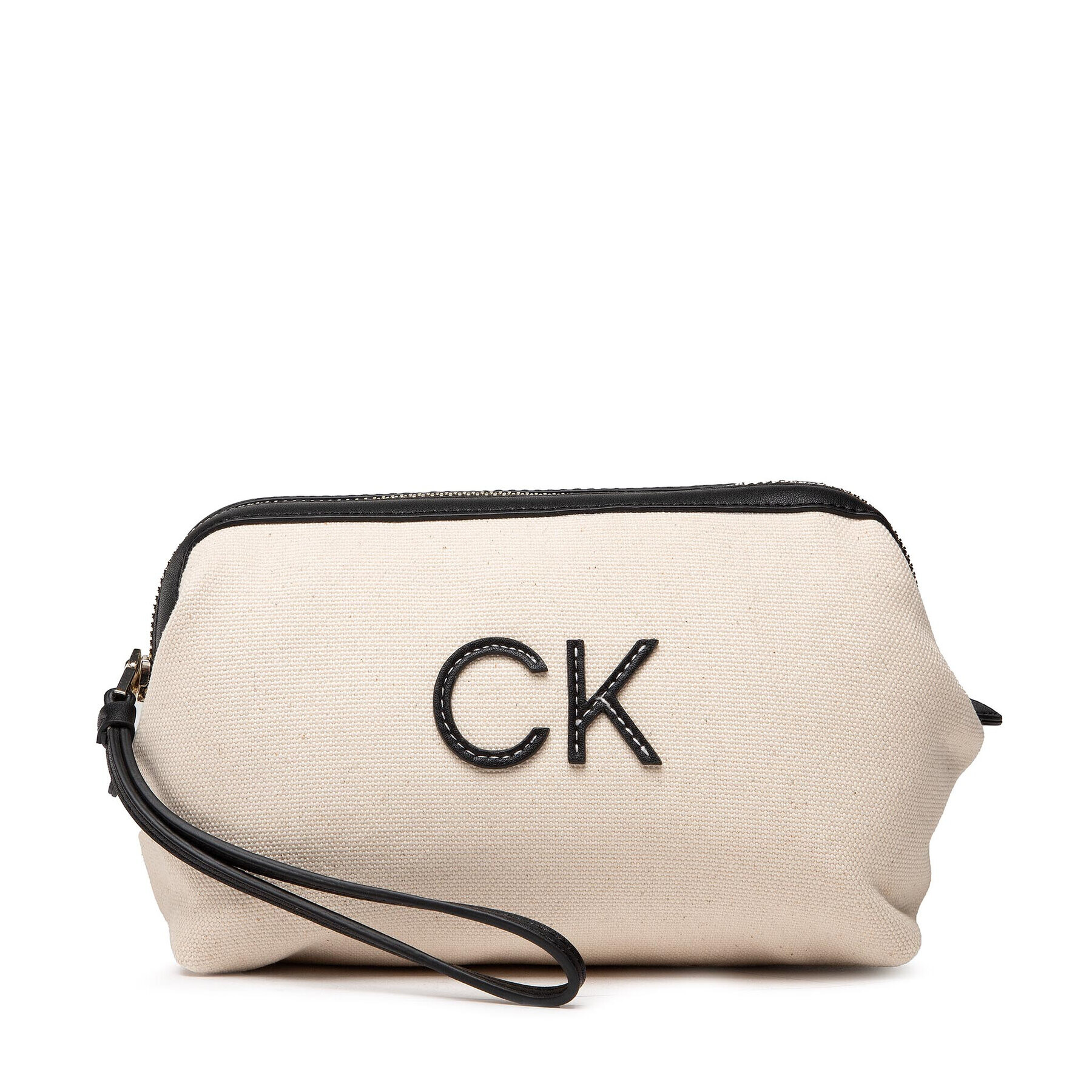 Calvin Klein Geantă pentru cosmetice Calvin Resort Washbag Canvas K60K609484 Bej - Pled.ro