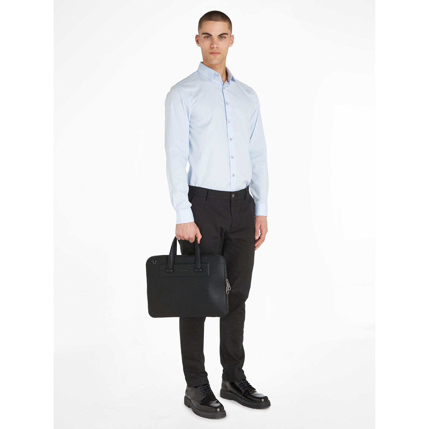 Calvin Klein Geantă pentru laptop Minimalism Slim Laptop Bag Mono K50K510804 Negru - Pled.ro